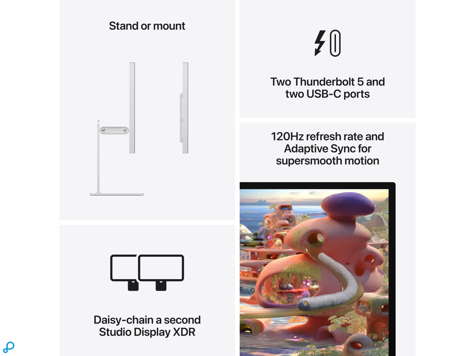 Studio Display XDR - Nano-texture glass - VESA mount adapter (Stand not included)-6