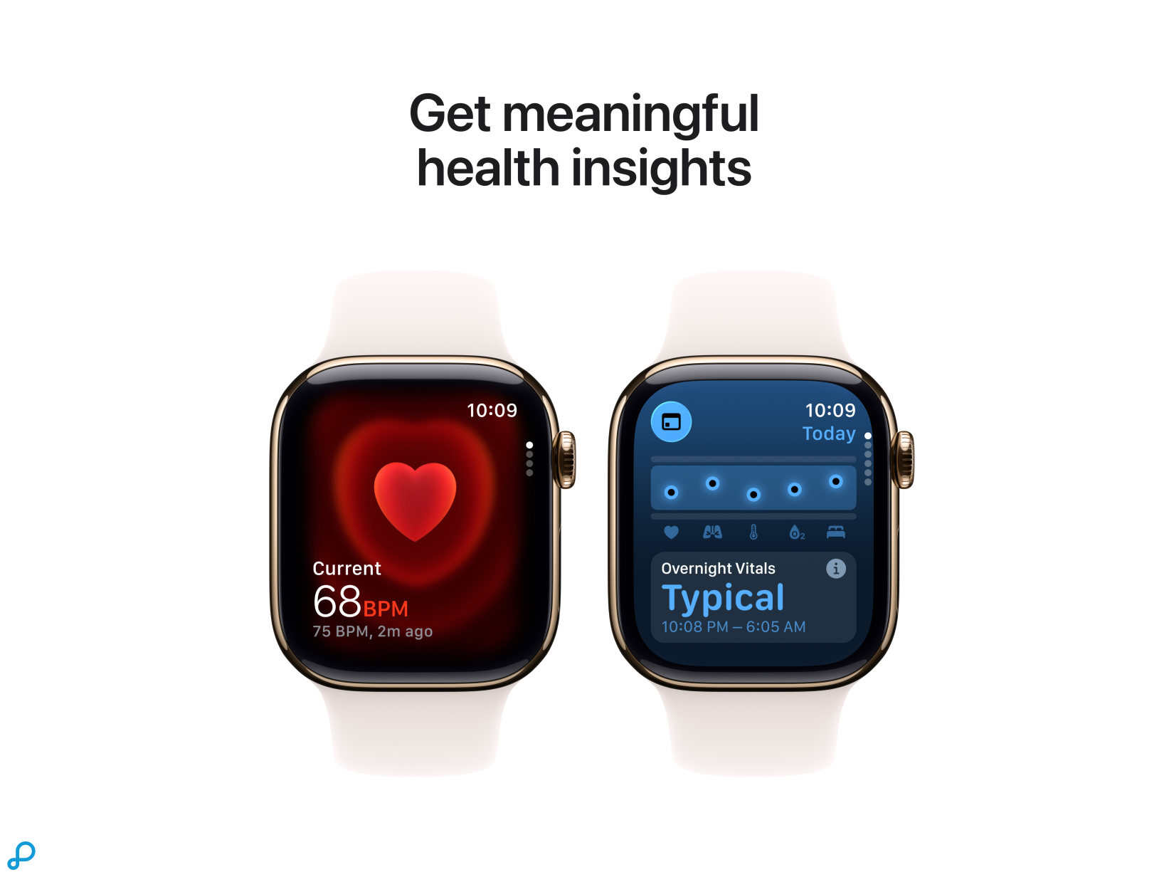 Apple Watch Series 11 GPS + Cellular 42mm Gold Titanium Case with Light Blush Sport Band - M/L-4