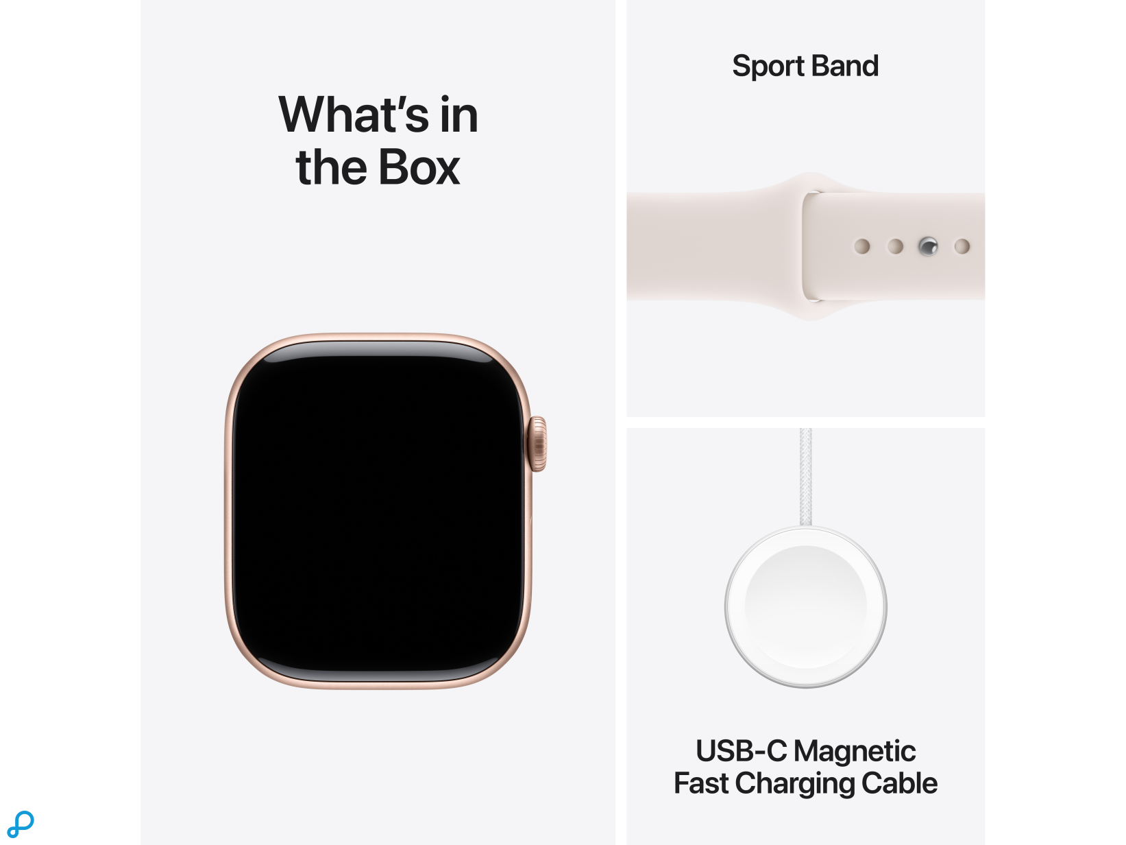 Apple Watch Series 11 GPS + Cellular 46mm Rose Gold Aluminium Case with Light Blush Sport Band - M/L-7