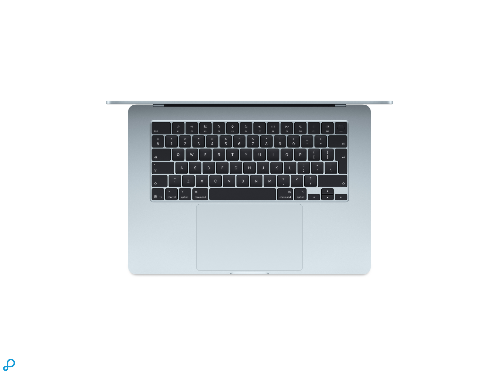 15-inch MacBook Air: Apple M5-chip met 10-core CPU en 10-core GPU, 24 GB, 1 TB SSD - Hemelsblauw-1