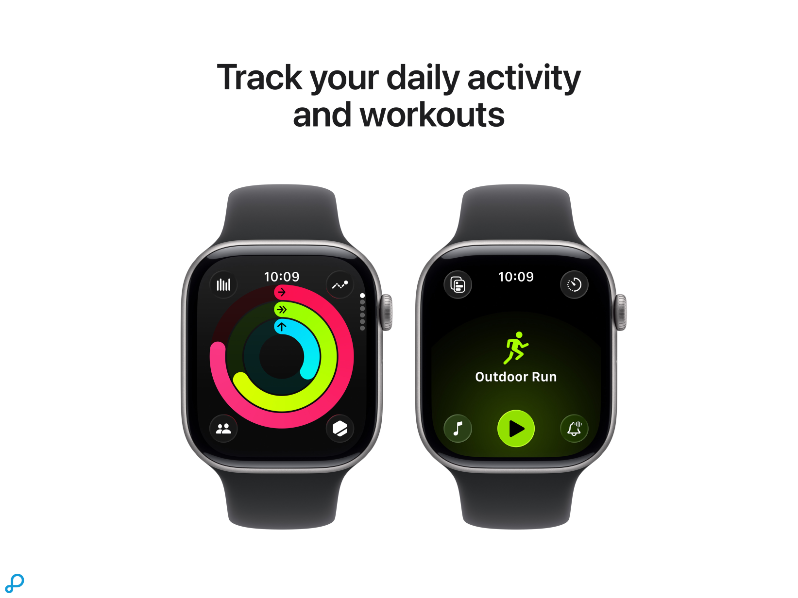 Apple Watch Series 11 GPS + Cellular 46mm Space Grey Aluminium Case with Black Sport Band - M/L-3