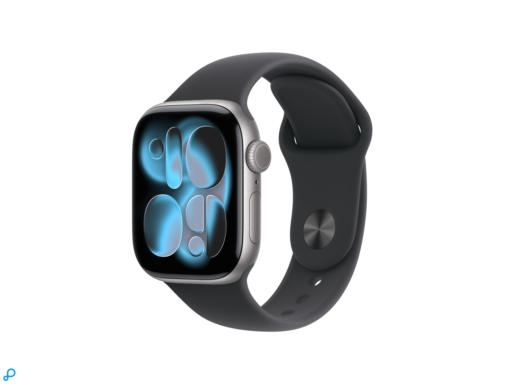 Apple Watch Series 11 GPS 42mm Space Grey Aluminium Case with Black Sport Band - M/L-0