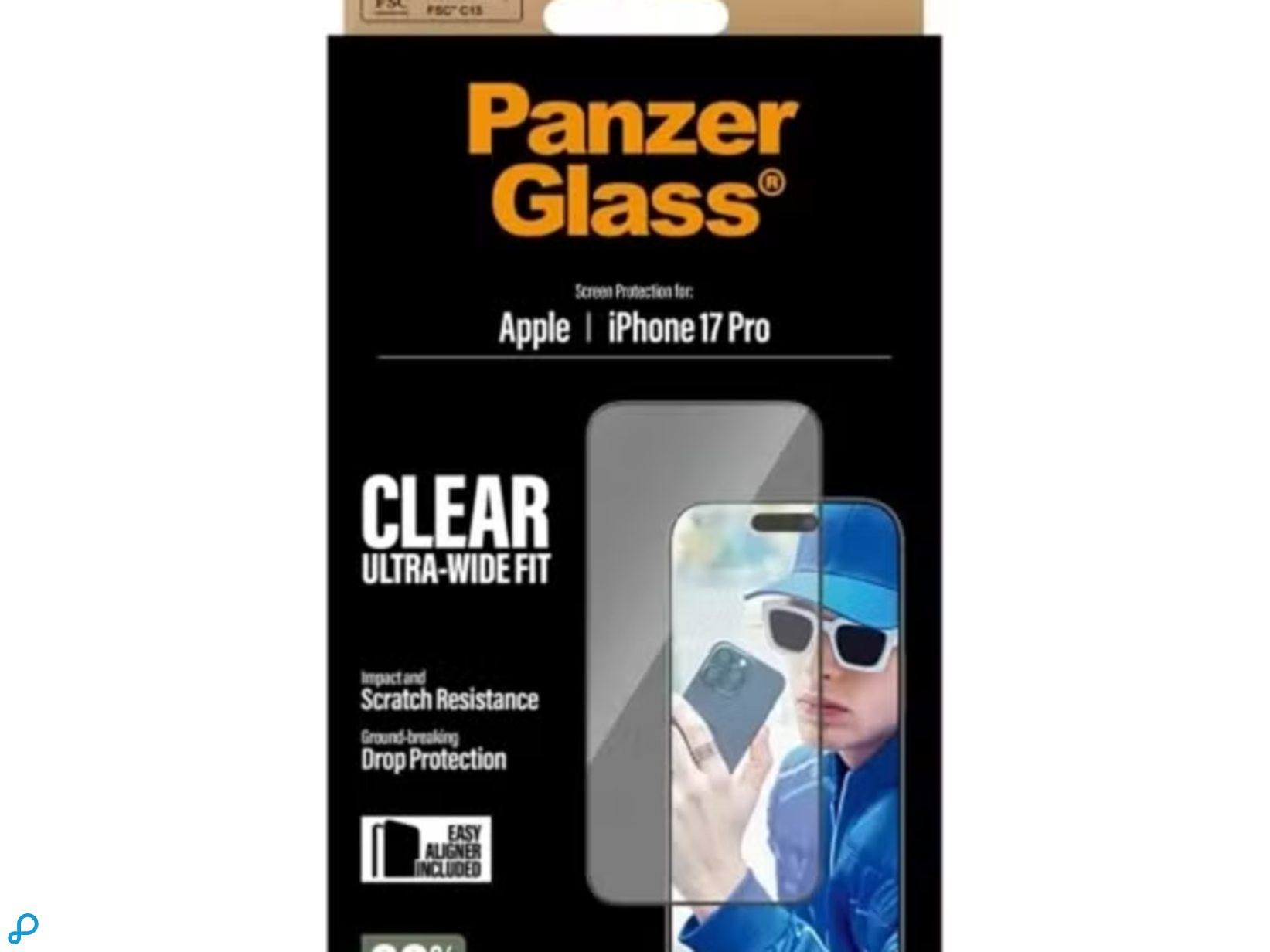 PanzerGlass Privacy Screen Protector Voor iPhone 17 Pro Ultra-Wide Fit-2
