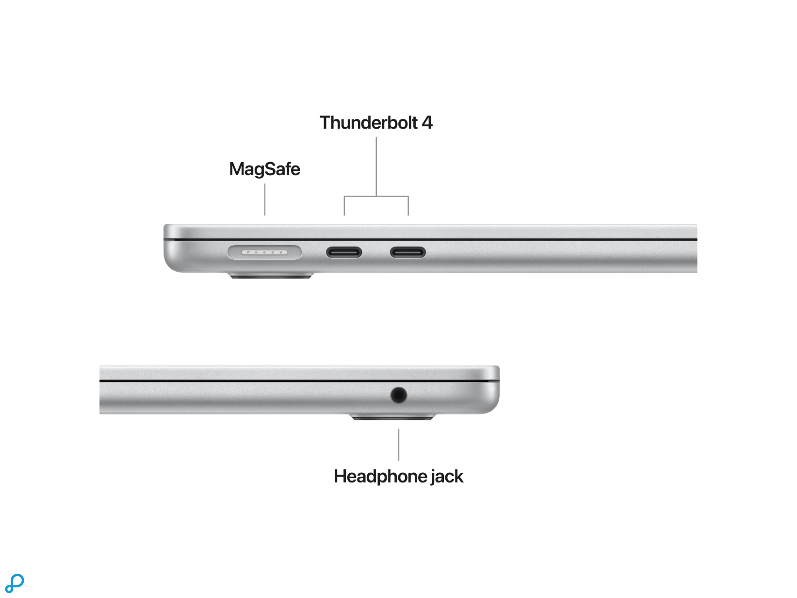 13-inch MacBook Air: Apple M5-chip met 10-core CPU en 10-core GPU, 16 GB, 1 TB SSD - Silver-5