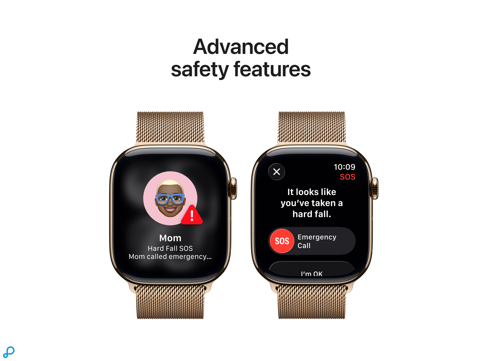 Apple Watch Series 11 GPS + Cellular 46mm Gold Titanium Case with Gold Milanese Loop - S/M-5