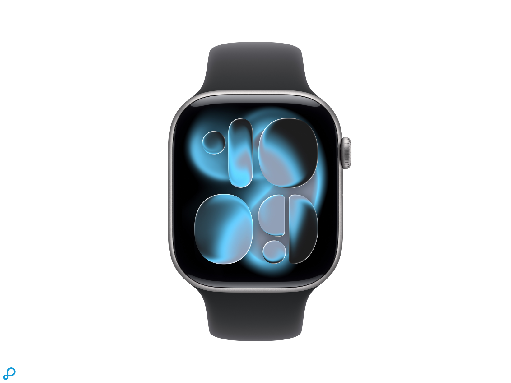 Apple Watch Series 11 GPS 46mm Space Grey Aluminium Case with Black Sport Band - M/L-1