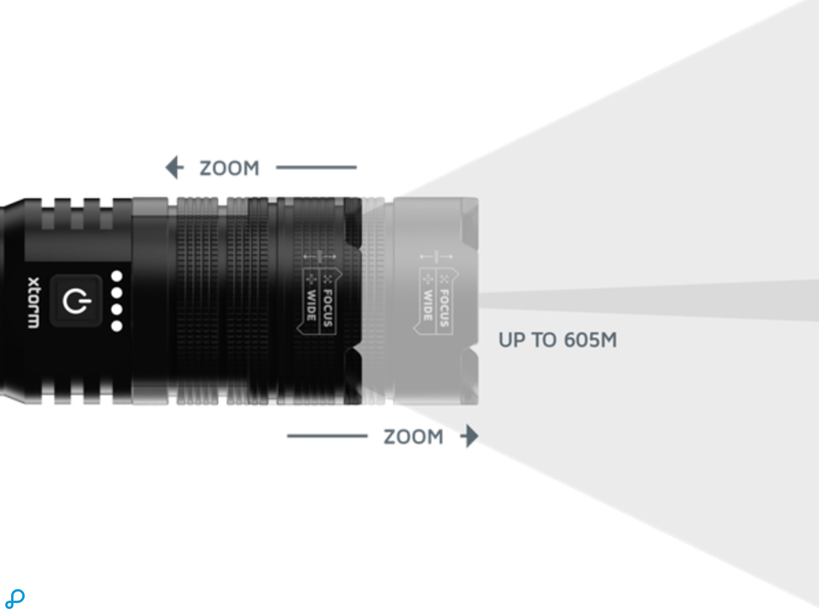 Xtorm Flashlight Powerbank 10.500 mAh Black-3