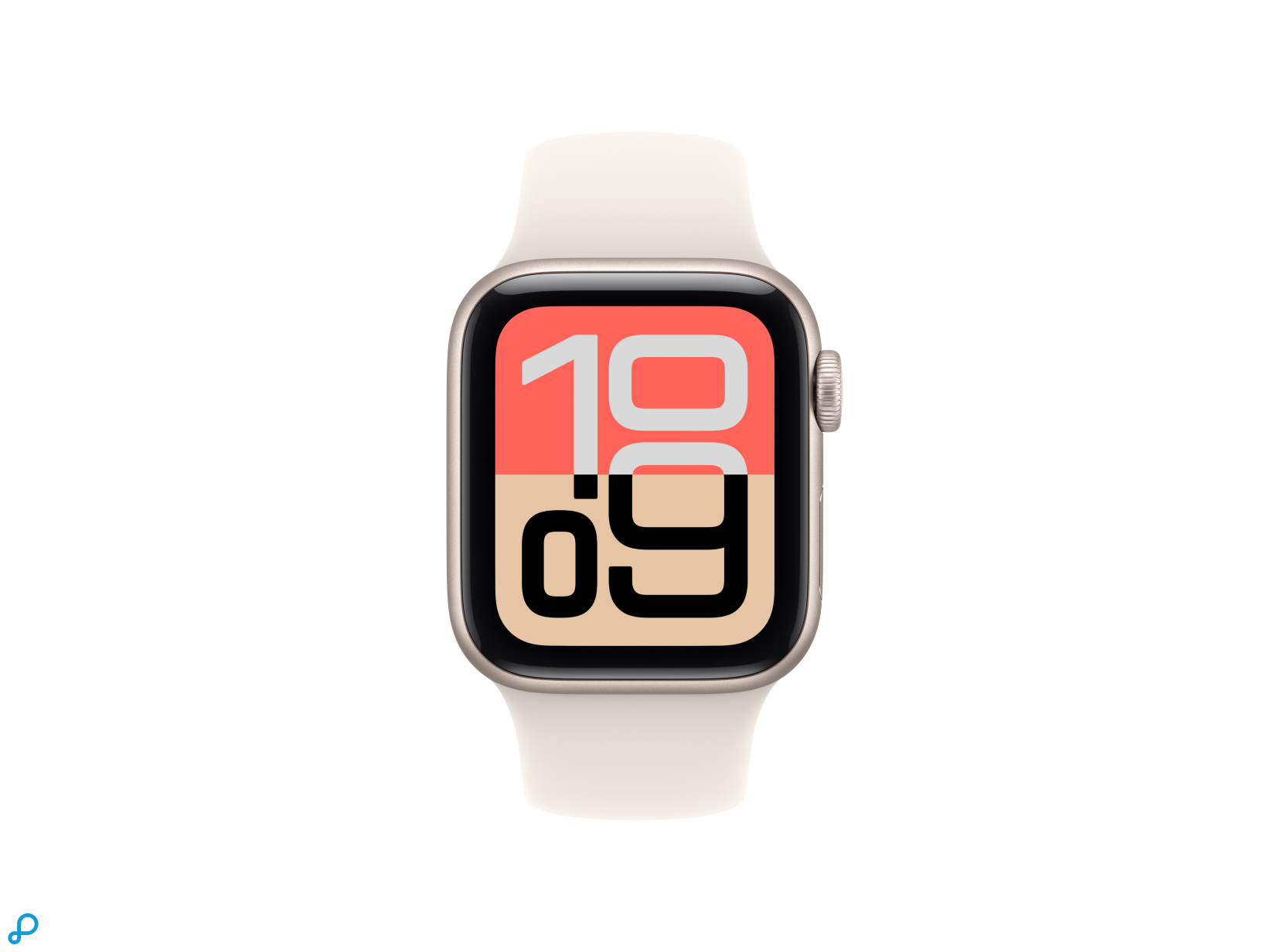 Apple Watch SE 3 GPS + Cellular 40mm Starlight Aluminium Case with Starlight Sport Band - M/L-1