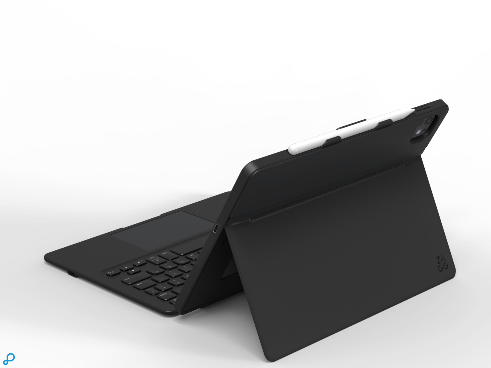 ZAGG Pro Keys 2 Connect Voor Apple iPad Air 13" (M2) Zwart Qwerty UK-4