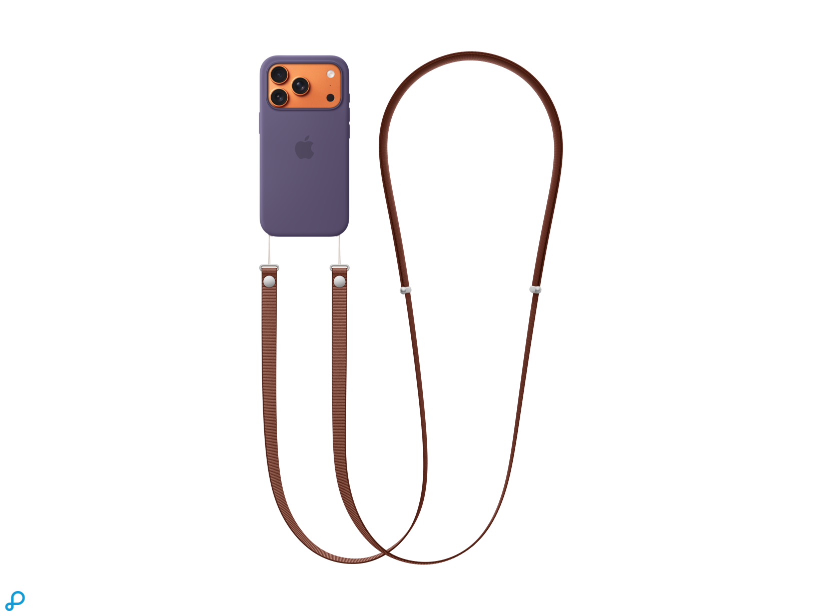 Apple Crossbody Koord Voor iPhone 17 - Sienna Bruin-0