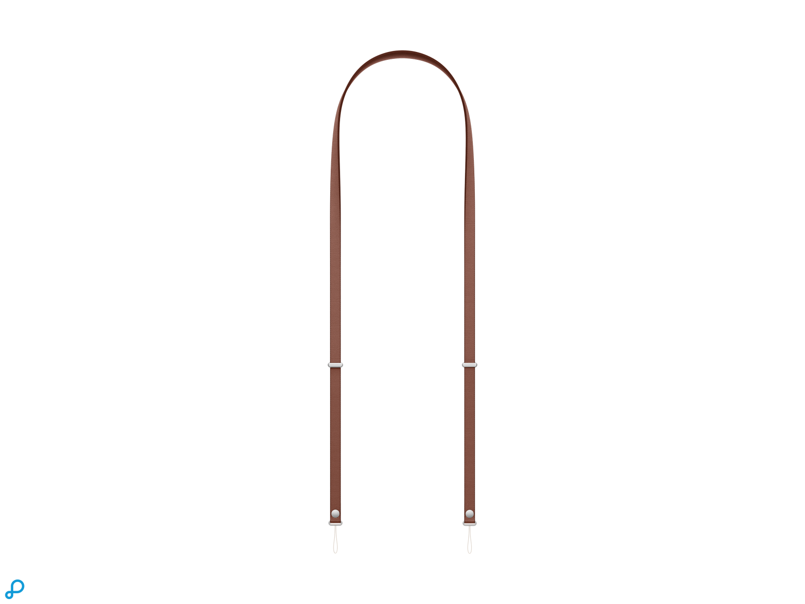 Apple Crossbody Koord Voor iPhone 17 - Sienna Bruin-1
