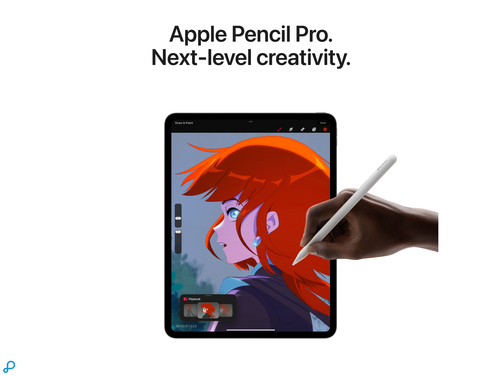 13-inch iPad Pro M4 WiFi 512GB met Standaard glas - Zilver-1
