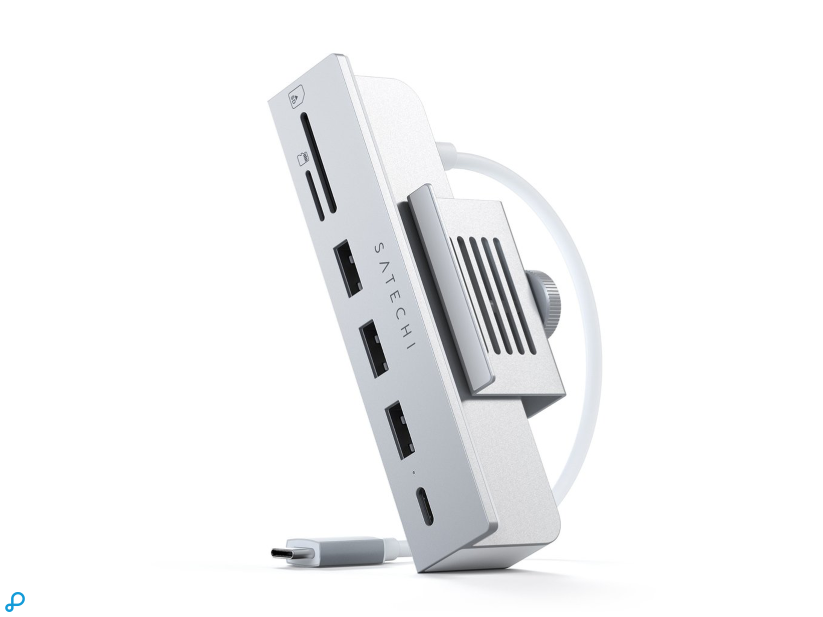 Satechi USB-C Clamp Hub for 24" iMac - Silver-0