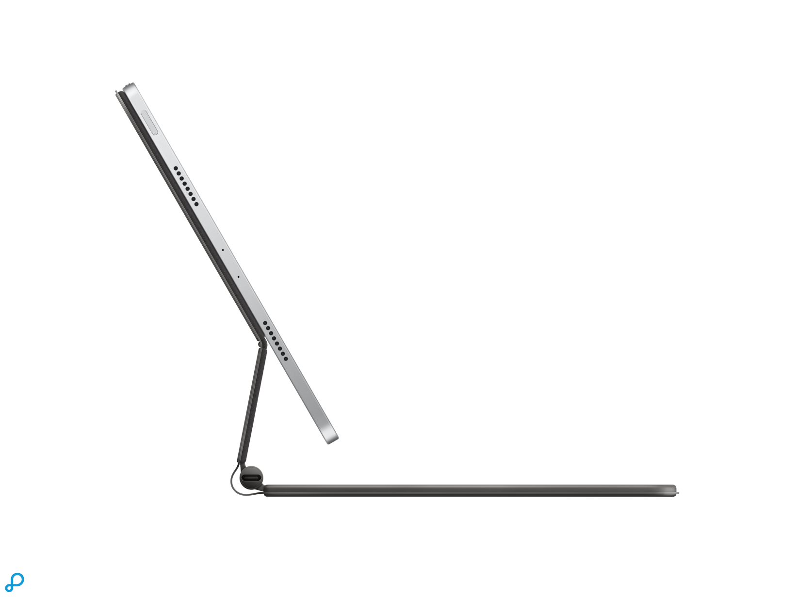 Apple Magic Keyboard voor iPad Pro 11inch 3rd gen/iPad Air 4th gen (M2) International English - Zwart - OP=OP-1