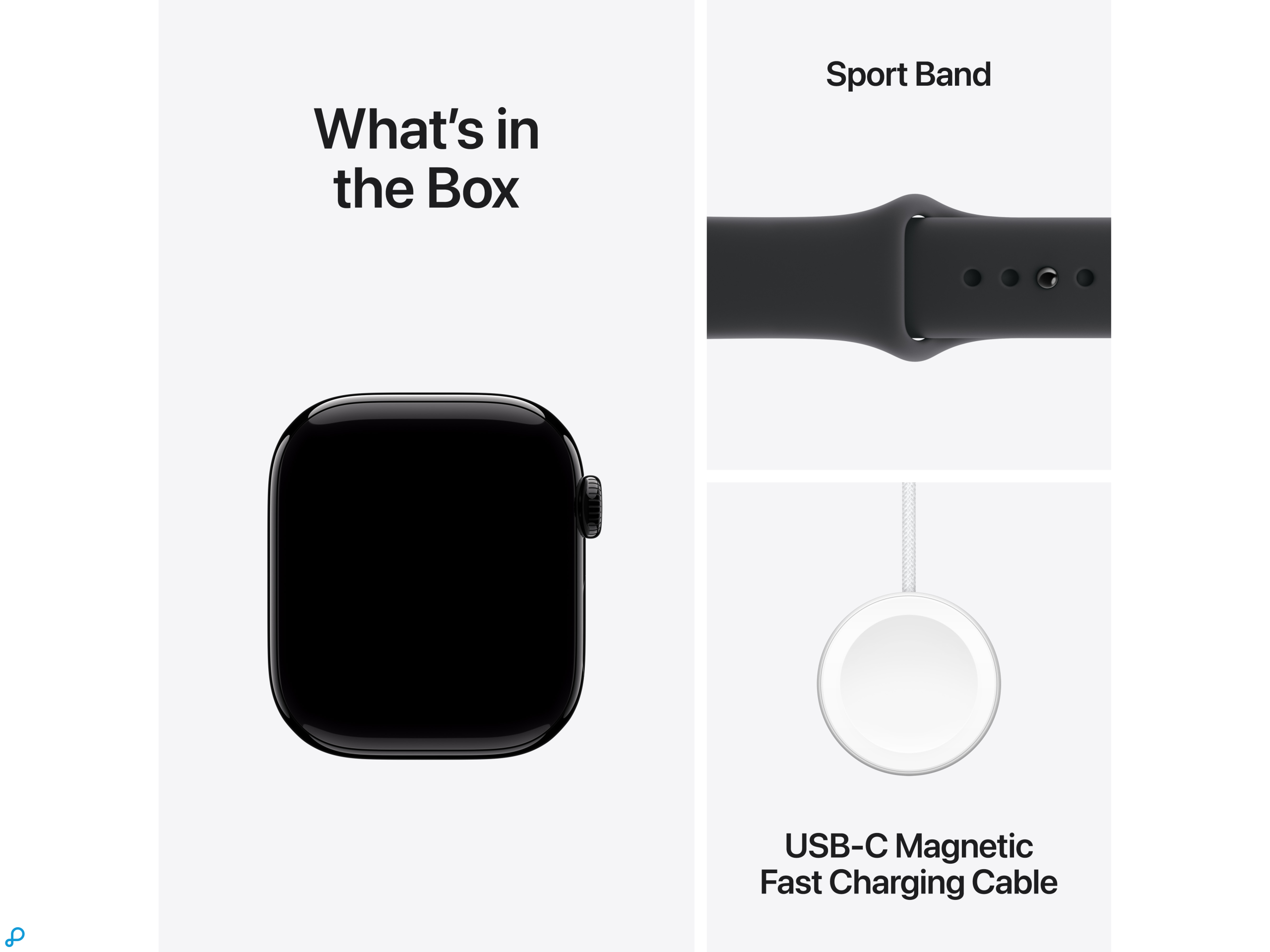 Apple Watch Series 11 GPS + Cellular 42mm Jet Black Aluminium Case with Black Sport Band - M/L-7