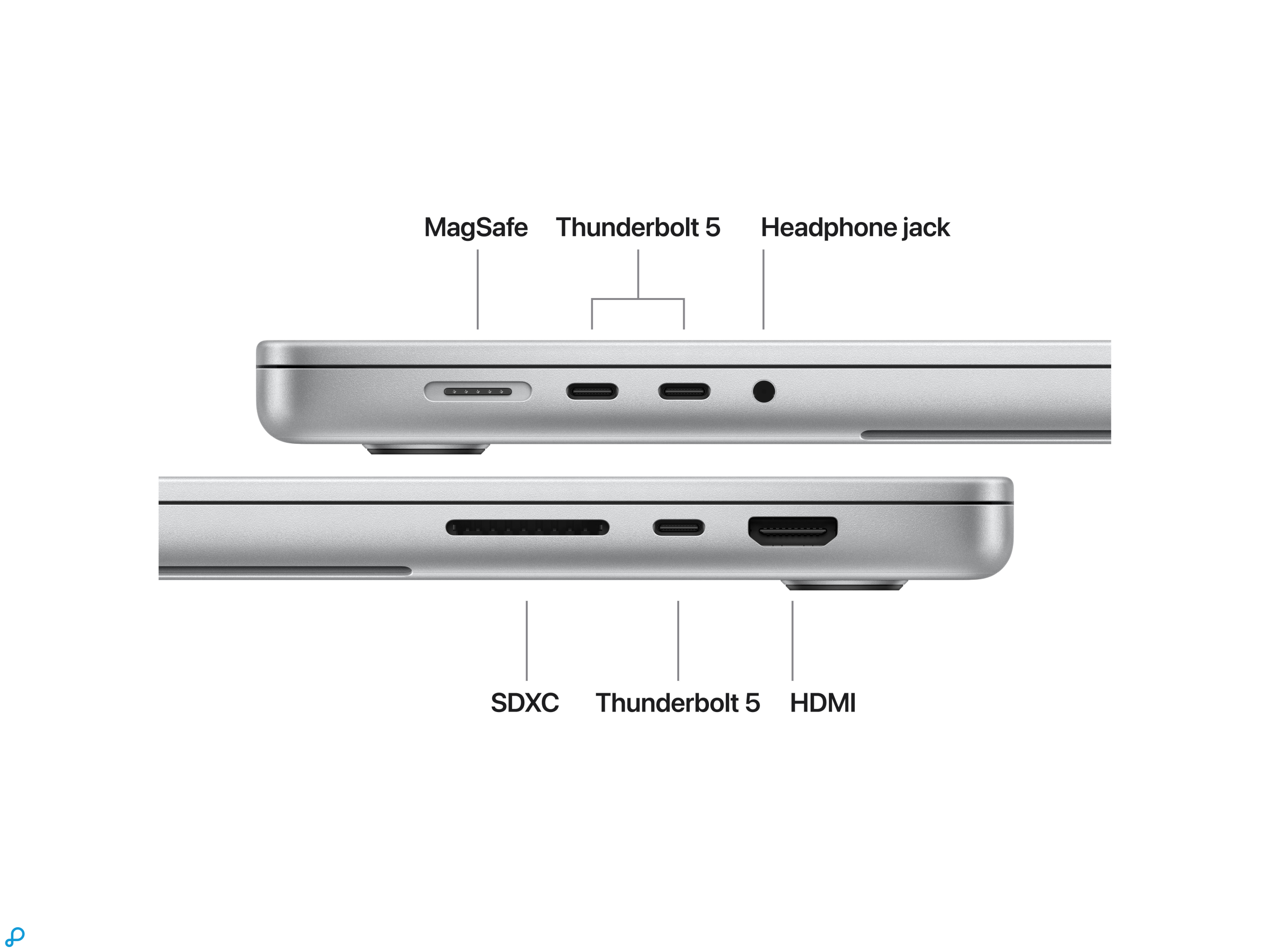 16-inch MacBook Pro: Apple M5 Max chip with 18-core CPU and 32-core GPU, 36GB, 2TB SSD - Silver-5