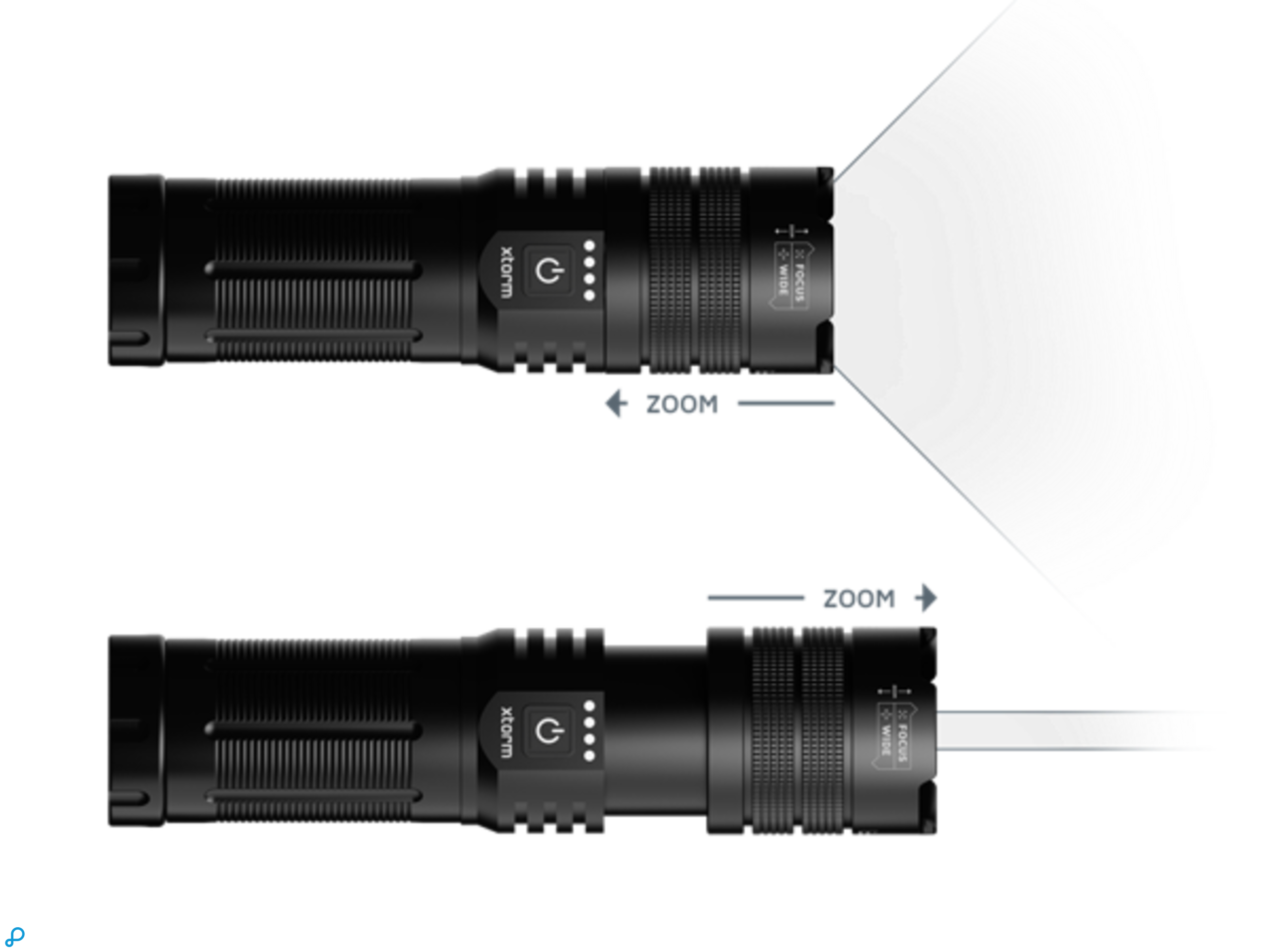 Xtorm Flashlight Powerbank 10.500 mAh Black-7