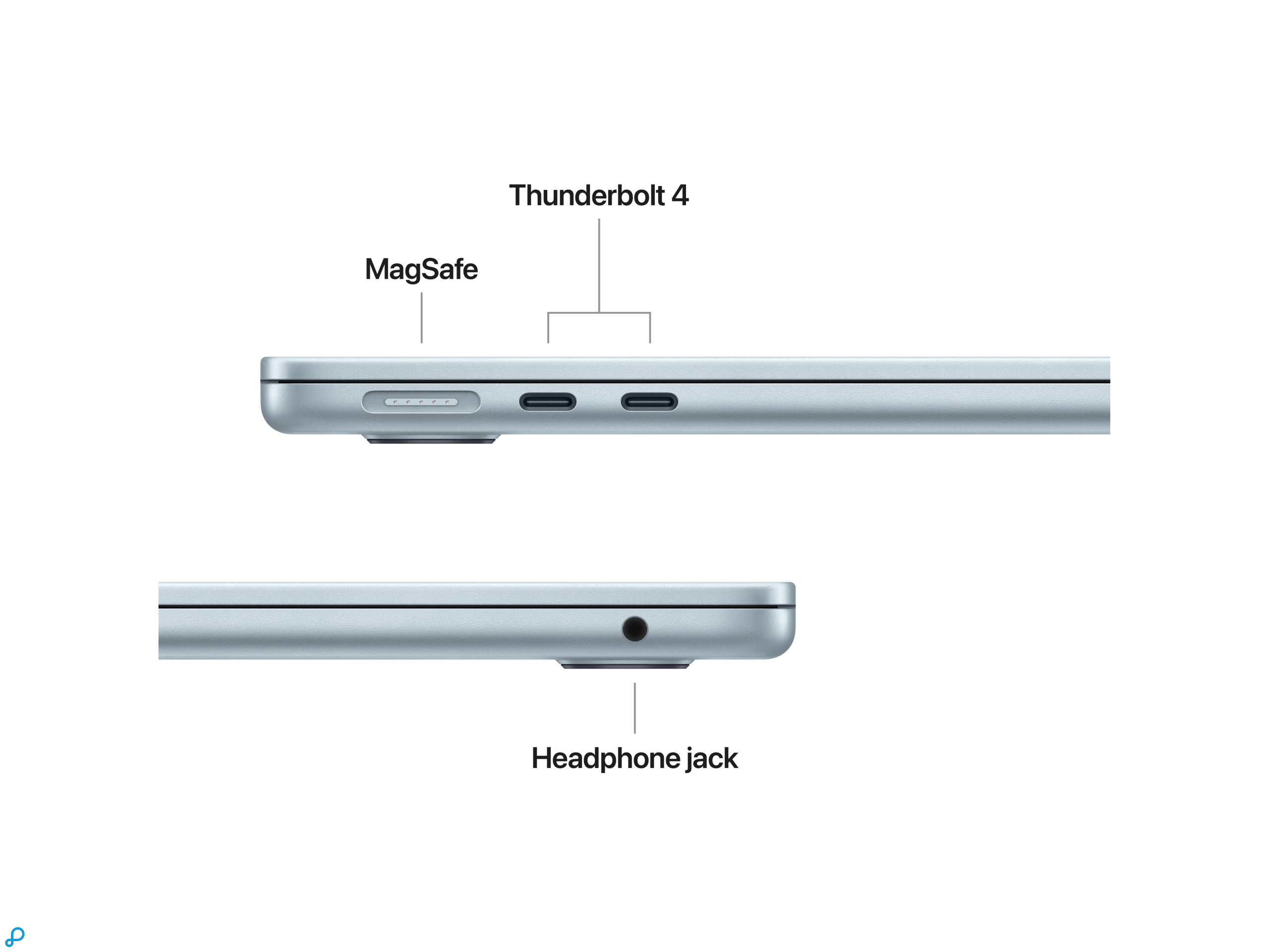 13-inch MacBook Air: Apple M5-chip met 10-core CPU en 8-core GPU, 16 GB, 512 GB SSD - Sky Blue-5