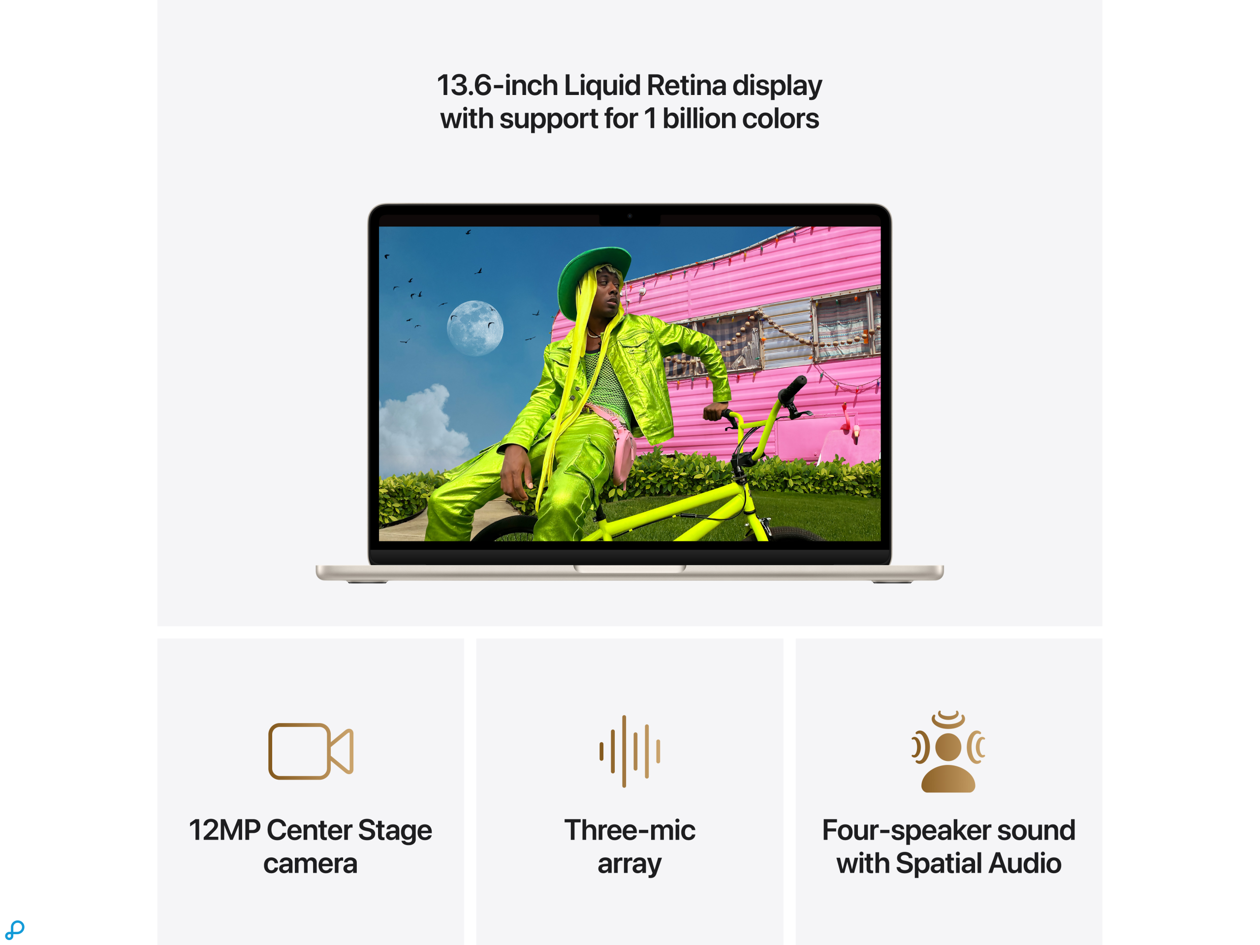 13-inch MacBook Air: Apple M5-chip met 10-core CPU en 10-core GPU, 24 GB, 1 TB SSD - Sterrenlicht-4