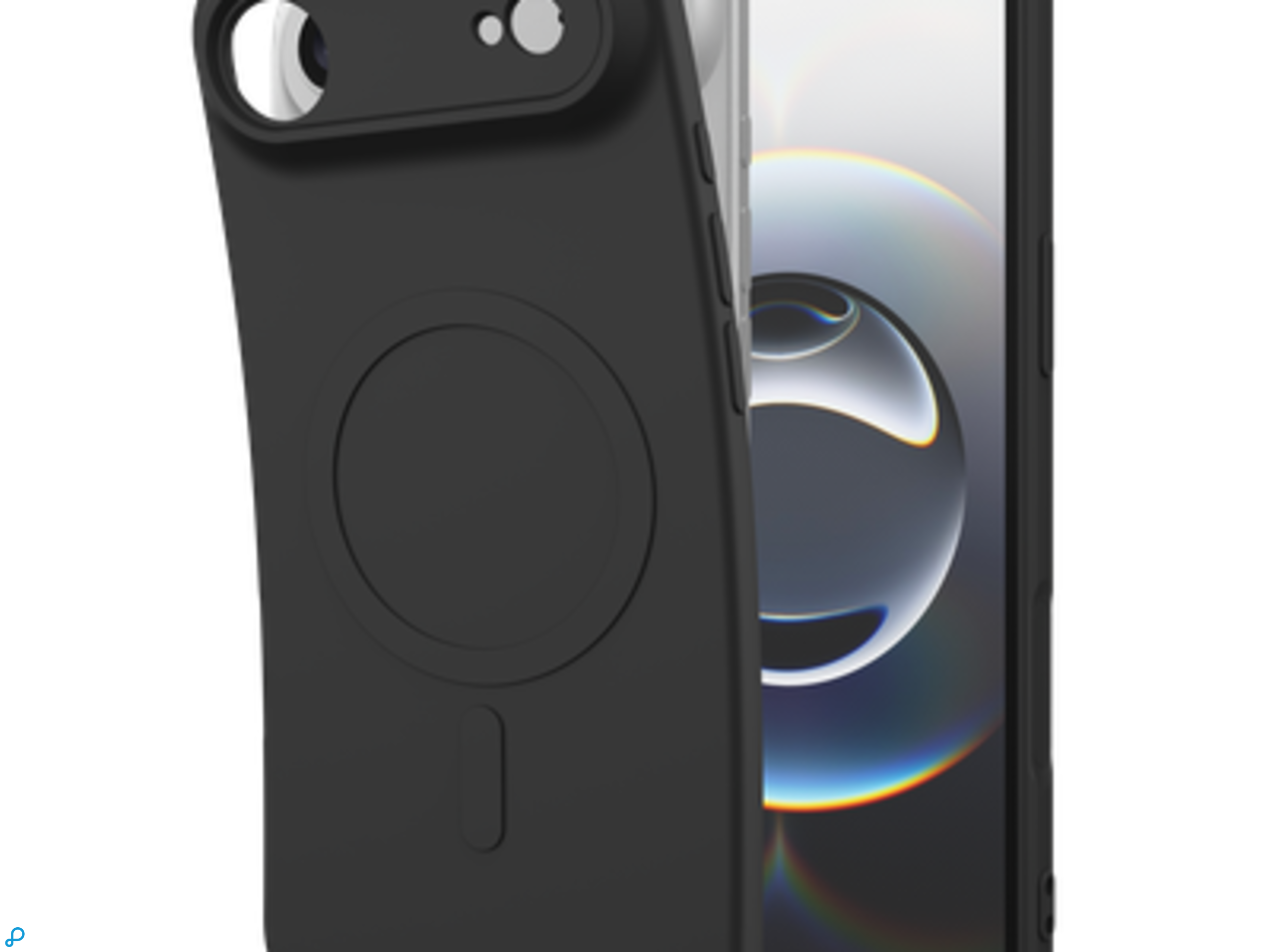 Just in Case iPhone Air Kick Case MagSafe - TPU Back Cover - Black-2