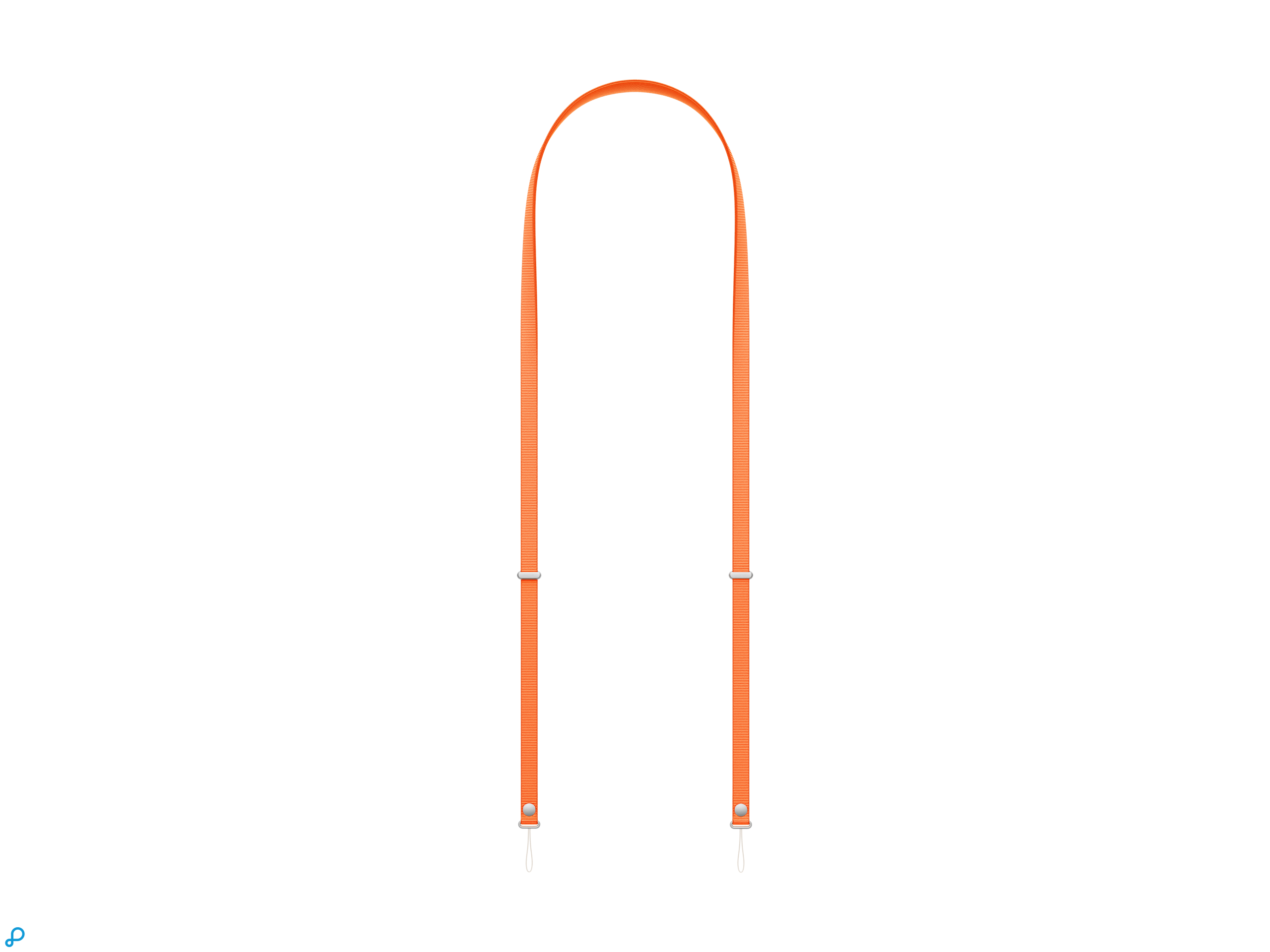 Apple Crossbody Koord Voor iPhone 17 - Oranje-1