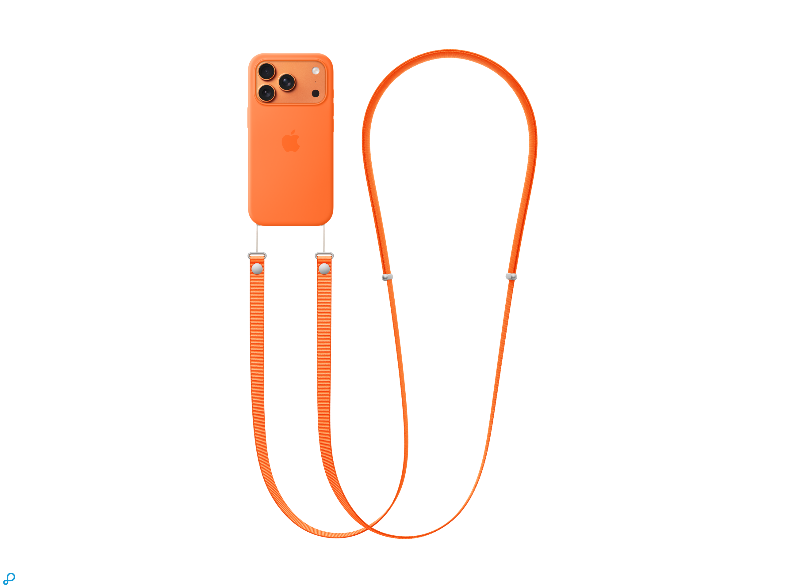 Apple Crossbody Koord Voor iPhone 17 - Oranje-0