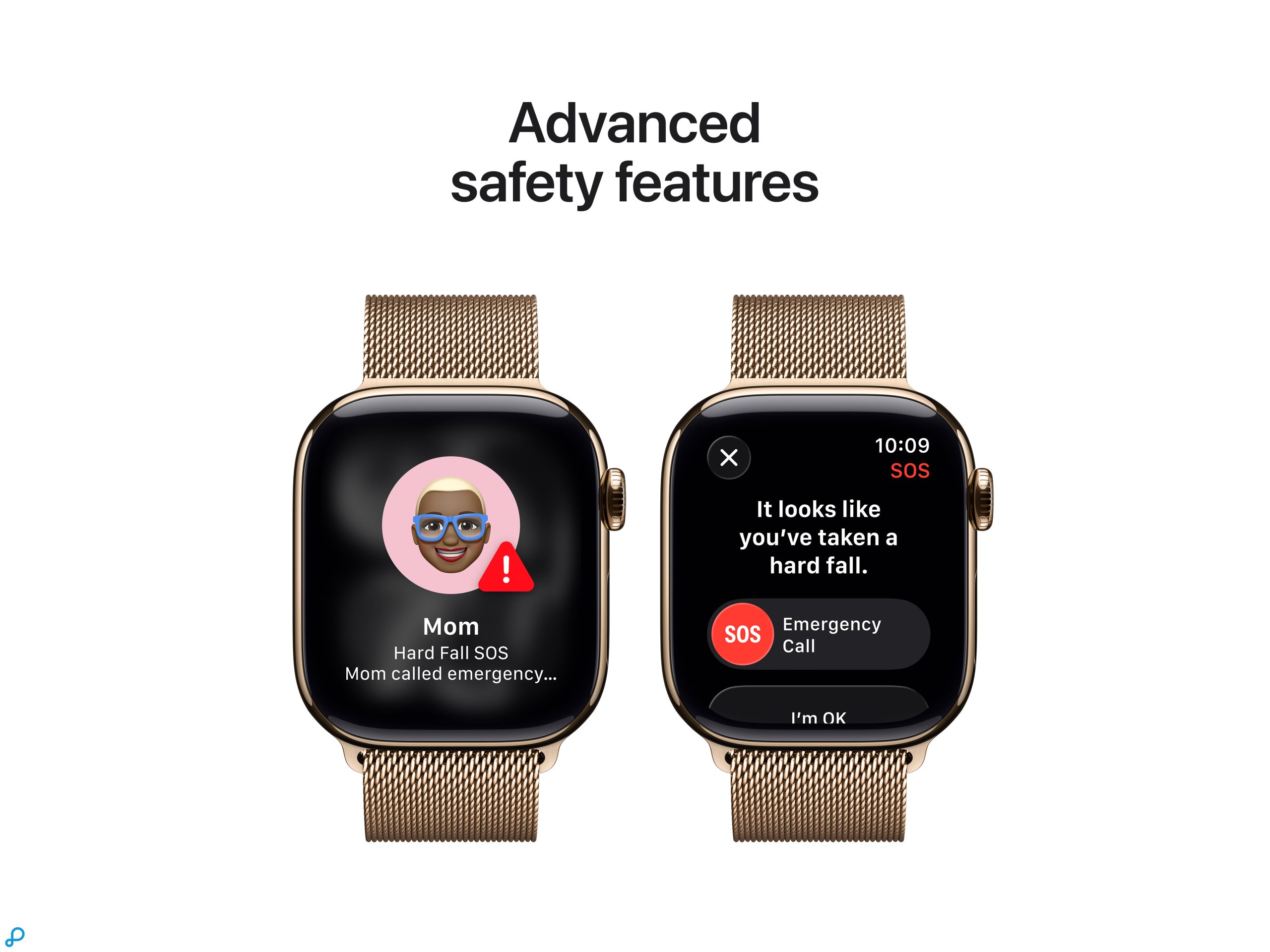 Apple Watch Series 11 GPS + Cellular 42mm Gold Titanium Case with Gold Milanese Loop-5