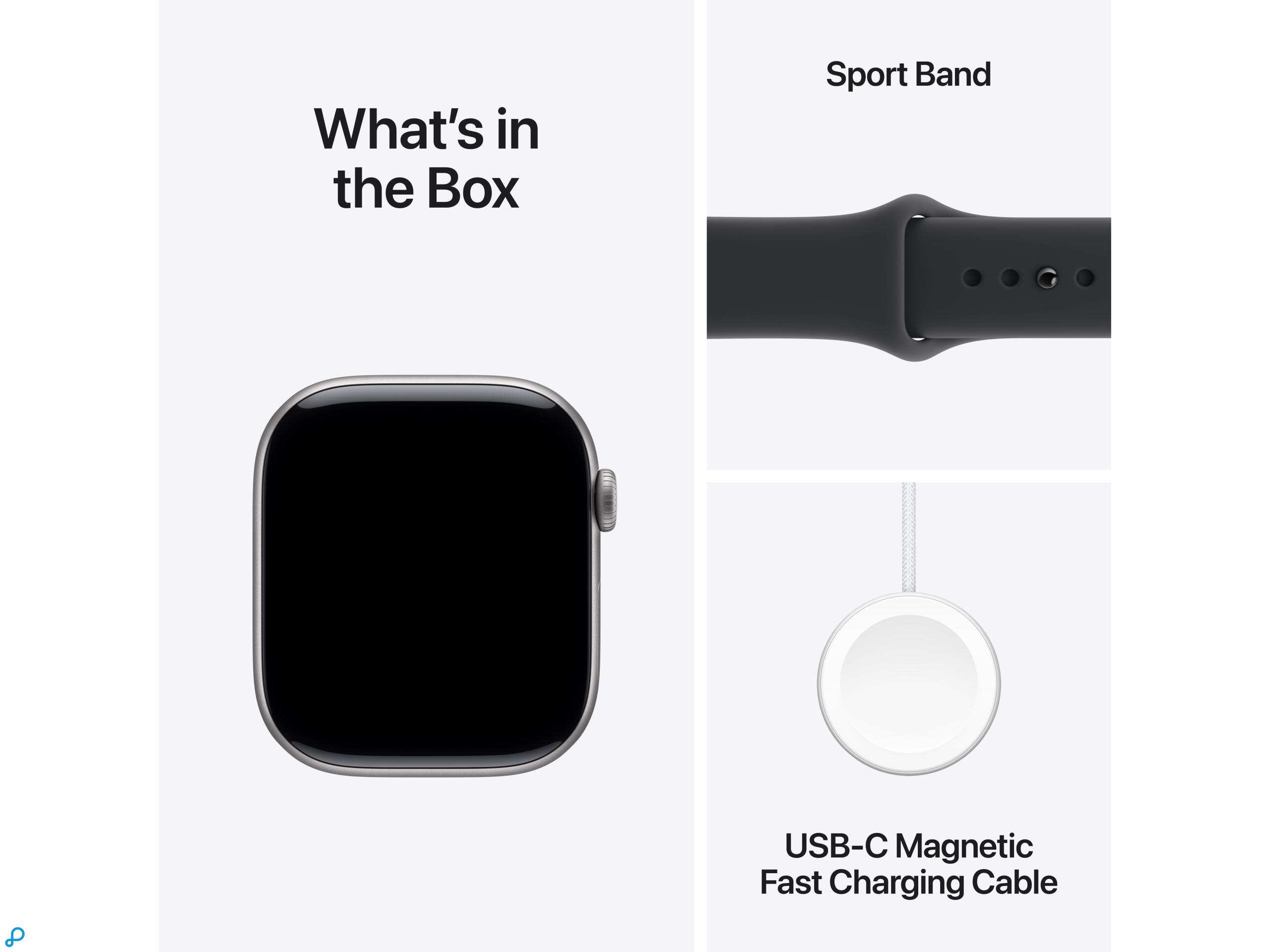 Apple Watch Series 11 GPS + Cellular 46mm Space Grey Aluminium Case with Black Sport Band - S/M-7
