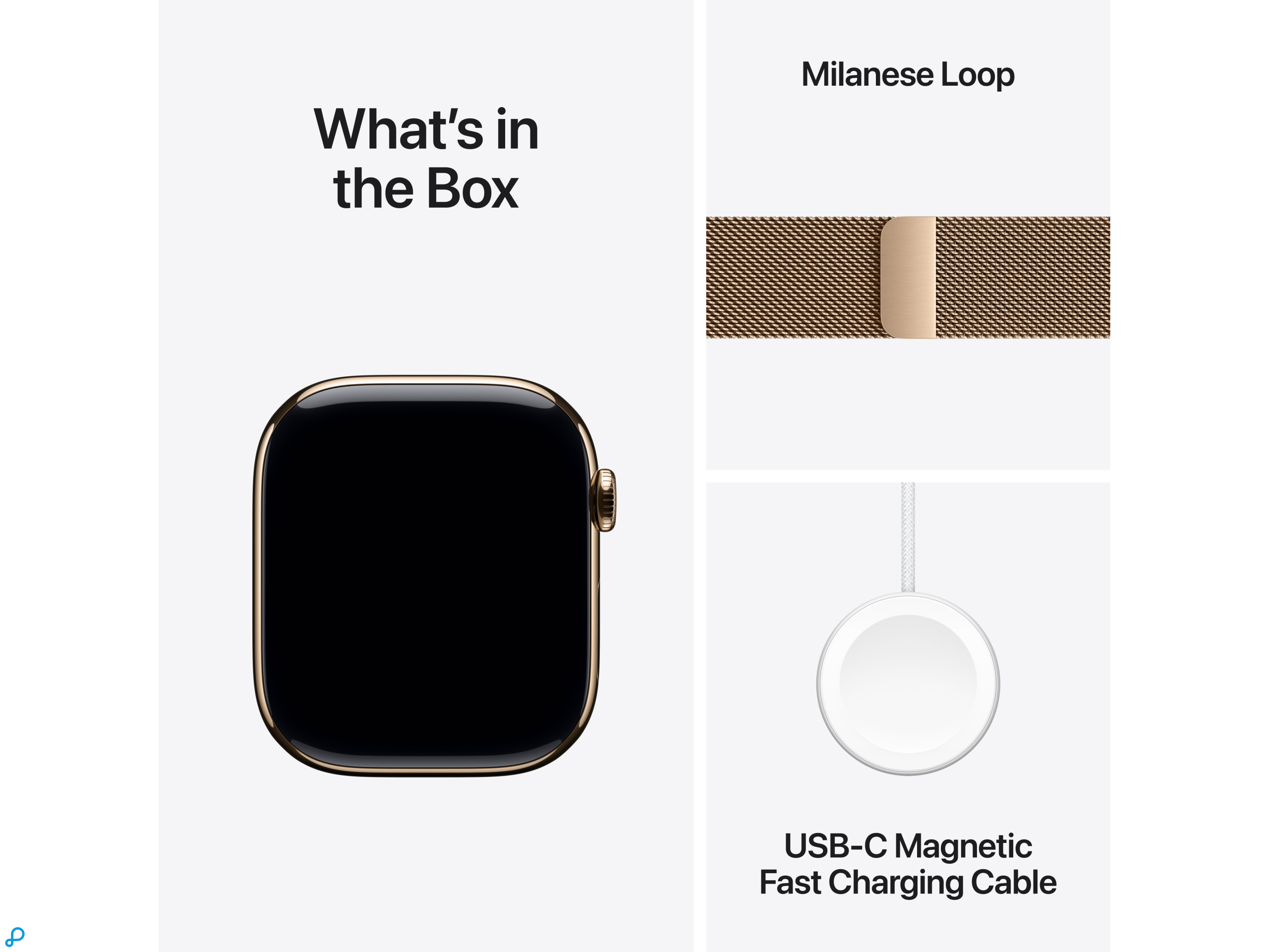 Apple Watch Series 11 GPS + Cellular 46mm Gold Titanium Case with Gold Milanese Loop - M/L-7