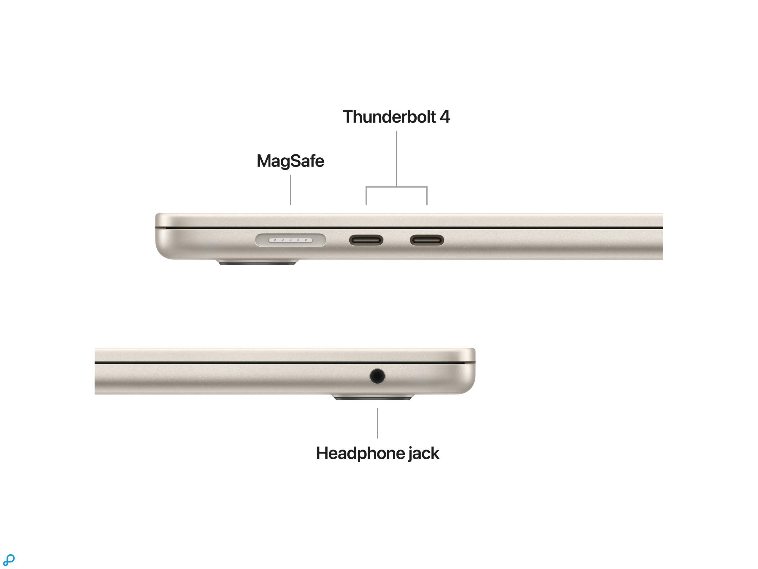 15-inch MacBook Air: Apple M5-chip met 10-core CPU en 10-core GPU, 16 GB, 1 TB SSD - Sterrenlicht-5