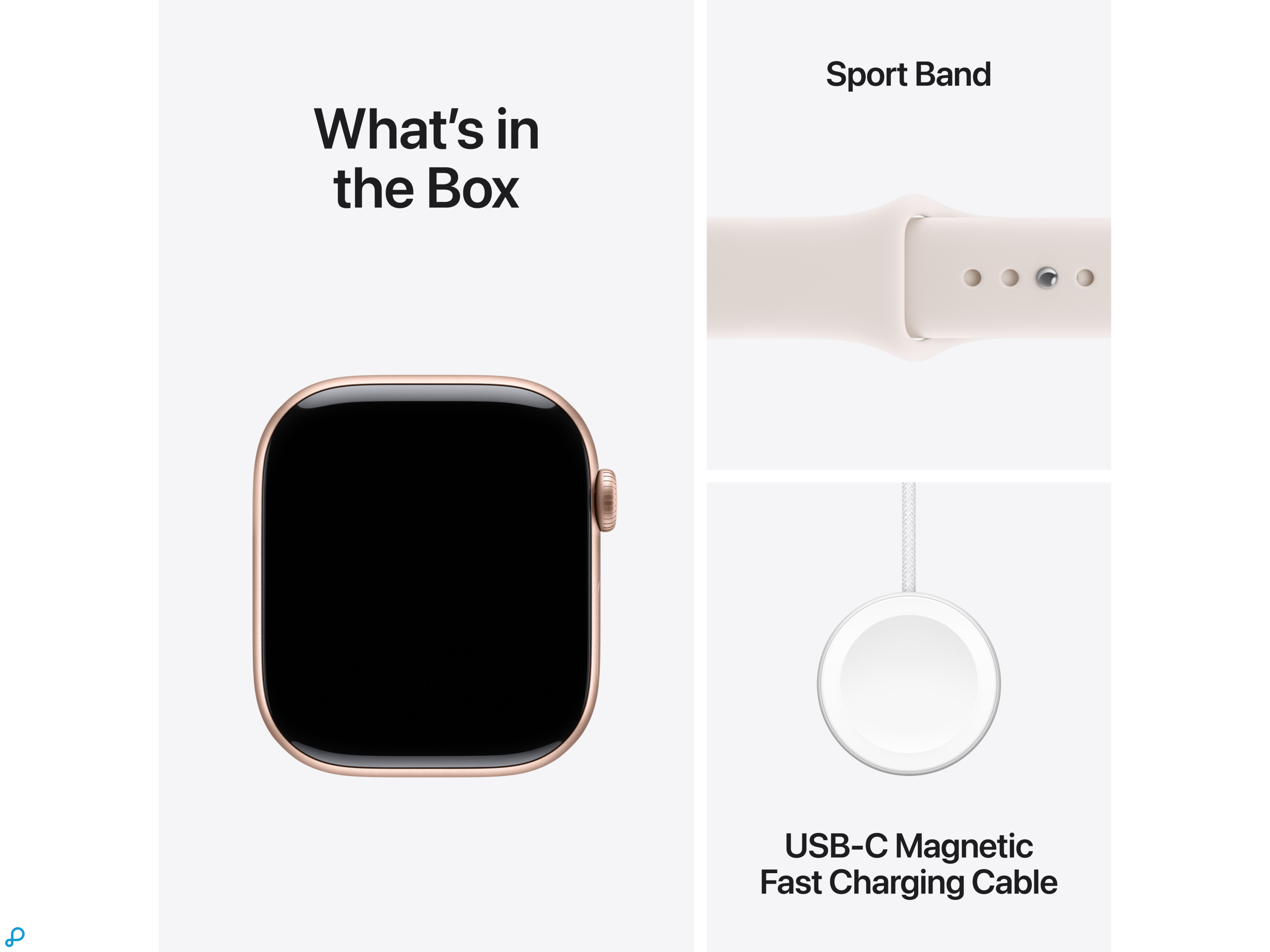 Apple Watch Series 11 GPS + Cellular 46mm Rose Gold Aluminium Case with Light Blush Sport Band - M/L-7