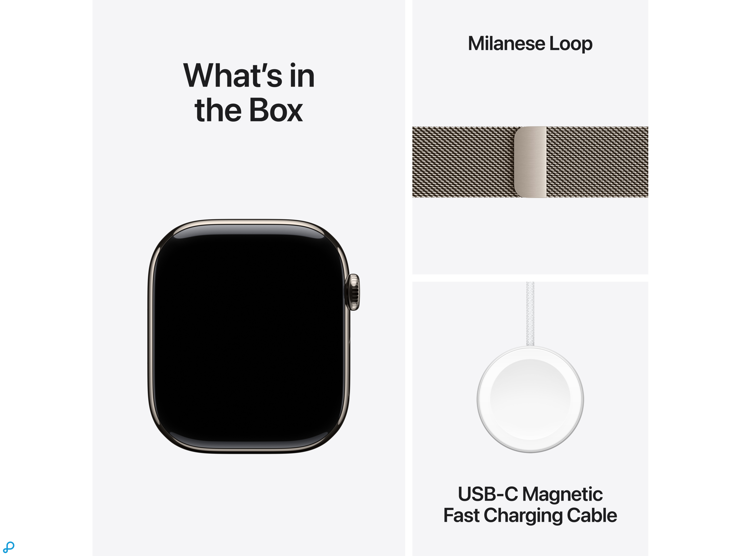 Apple Watch Series 11 GPS + Cellular 46mm Natural Titanium Case with Natural Milanese Loop - M/L-7