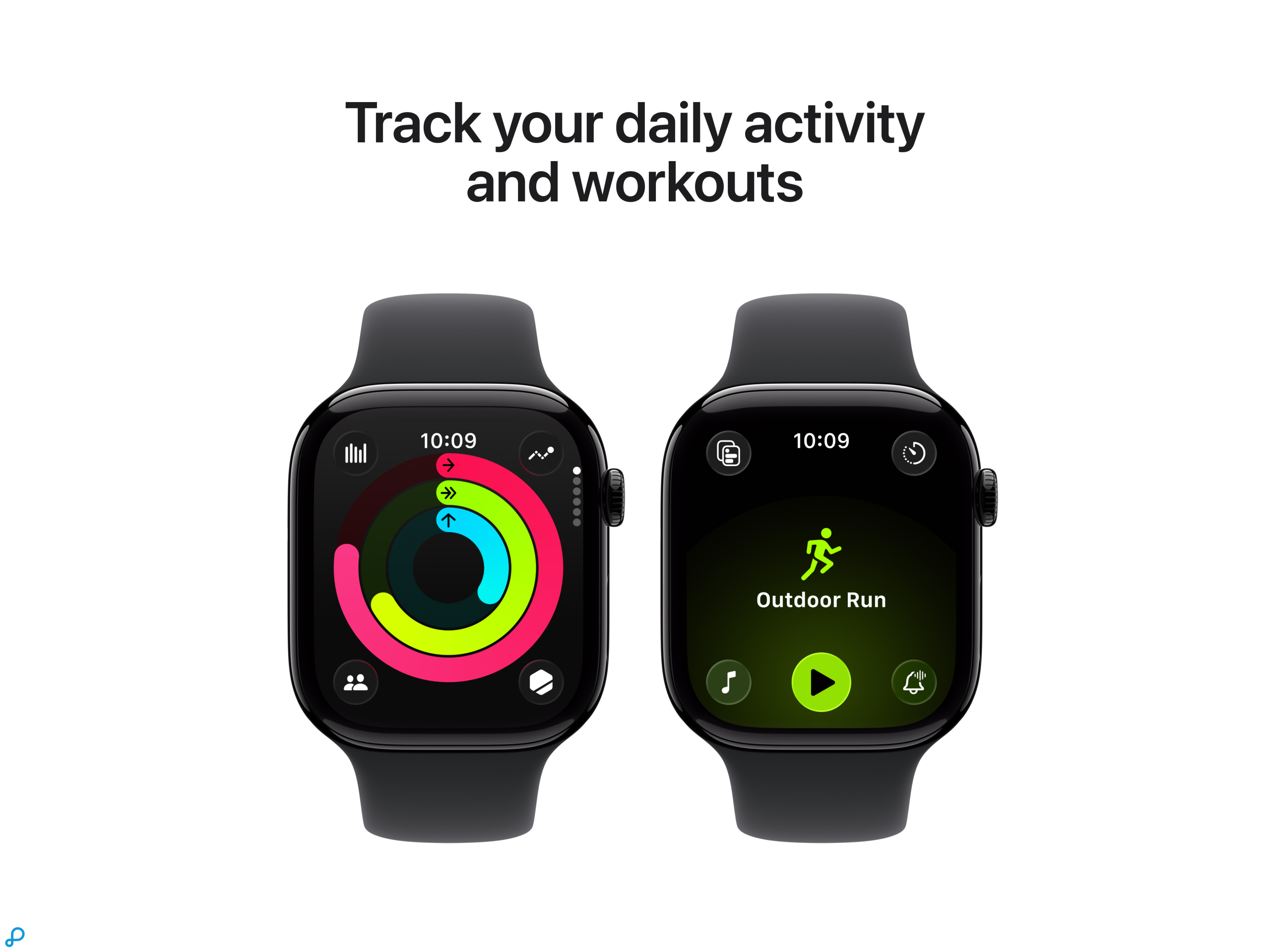 Apple Watch Series 11 GPS 46mm Jet Black Aluminium Case with Black Sport Band - S/M-3