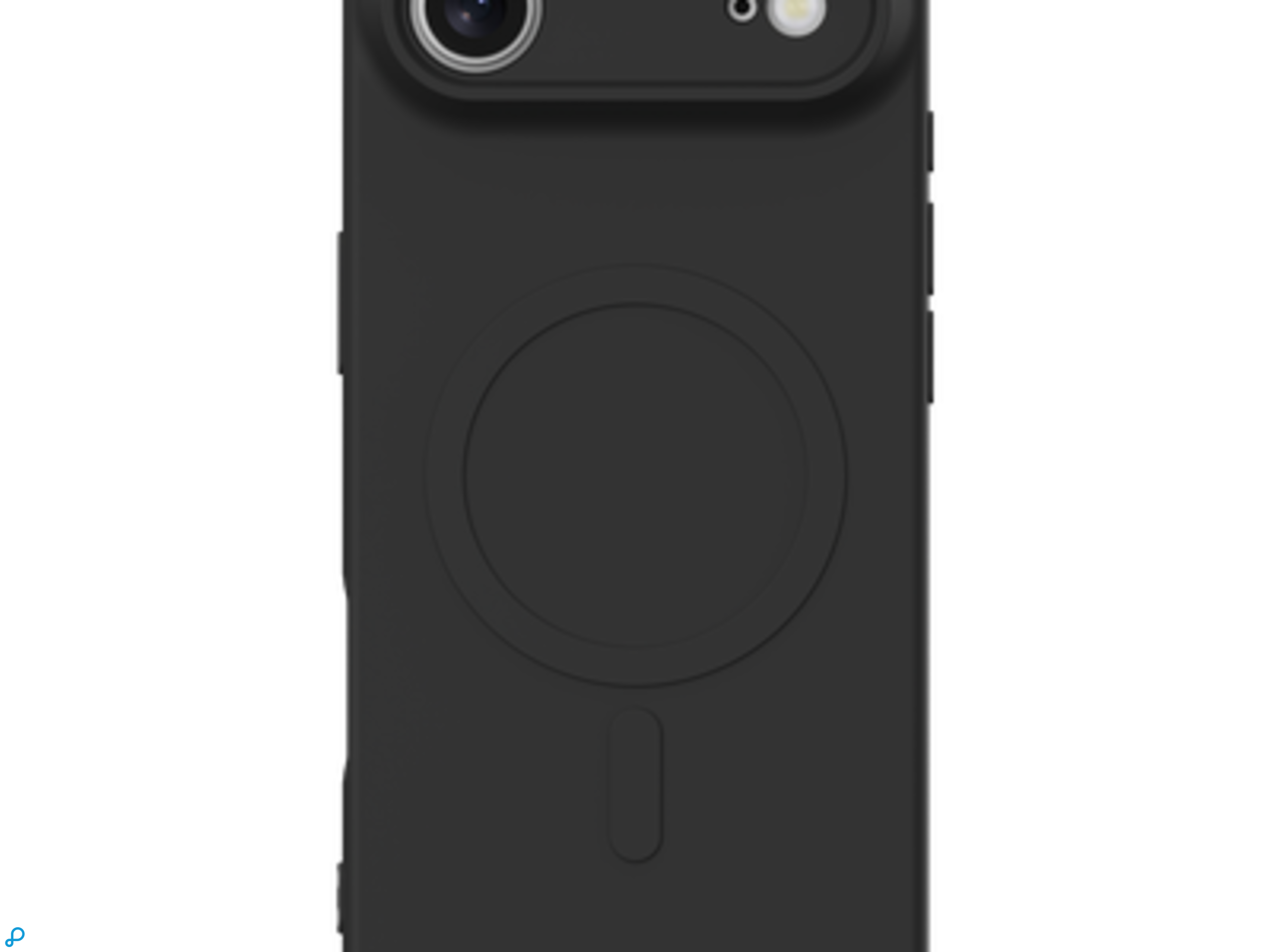 Just in Case iPhone Air Kick Case MagSafe - TPU Back Cover - Black-1