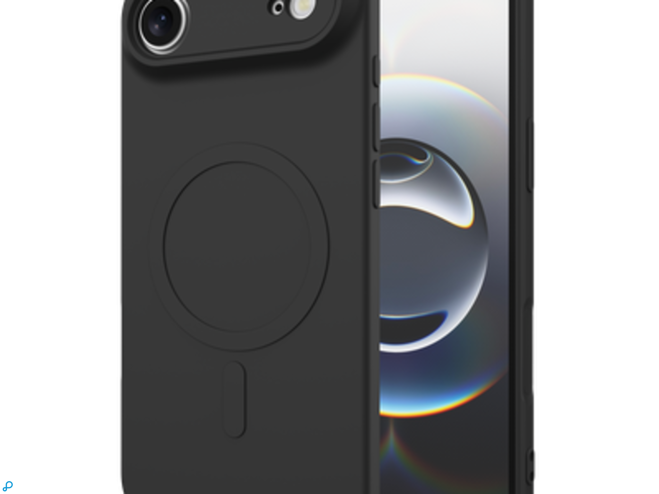 Just in Case iPhone Air Kick Case MagSafe - TPU Back Cover - Black-0