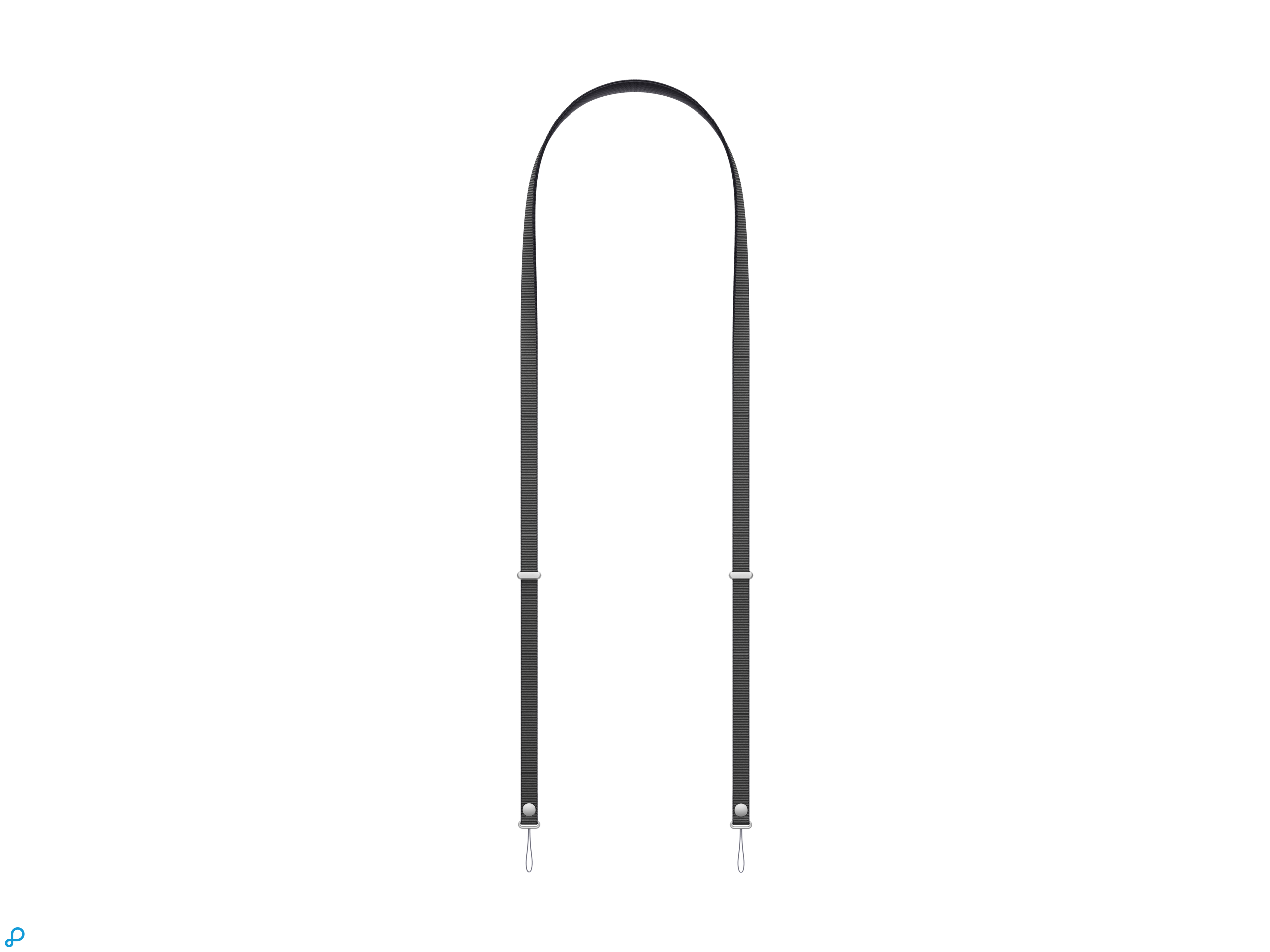 Apple Crossbody Koord Voor iPhone 17 - Zwart-1