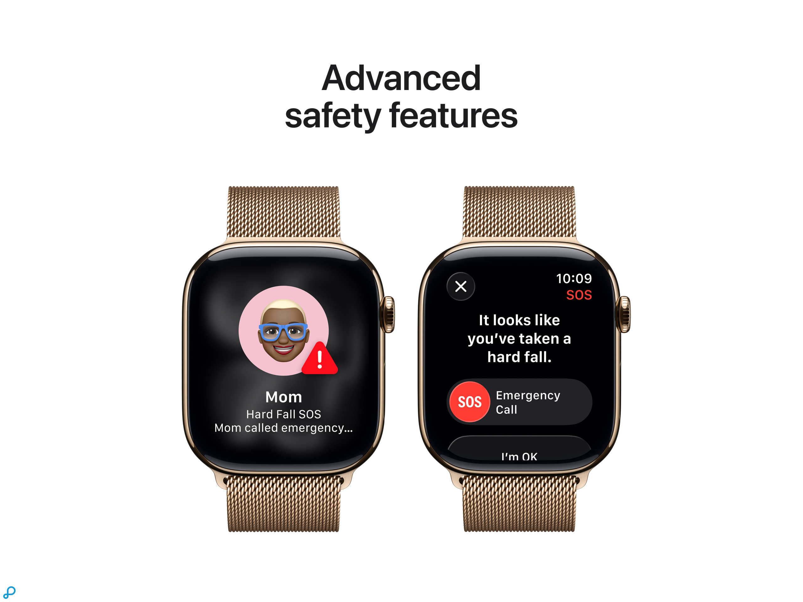 Apple Watch Series 11 GPS + Cellular 46mm Gold Titanium Case with Gold Milanese Loop - S/M-5