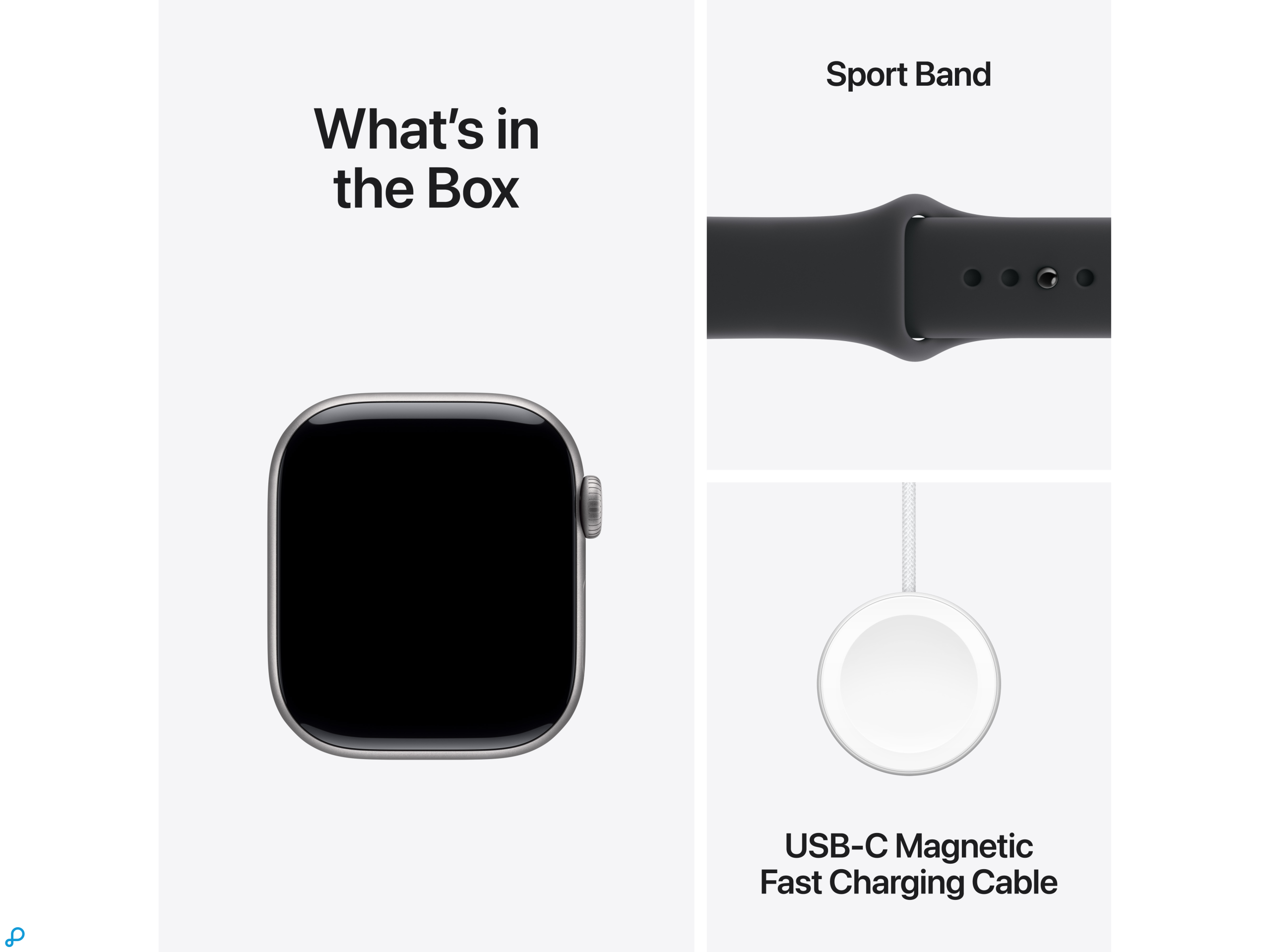 Apple Watch Series 11 GPS + Cellular 42mm Space Grey Aluminium Case with Black Sport Band - S/M-7