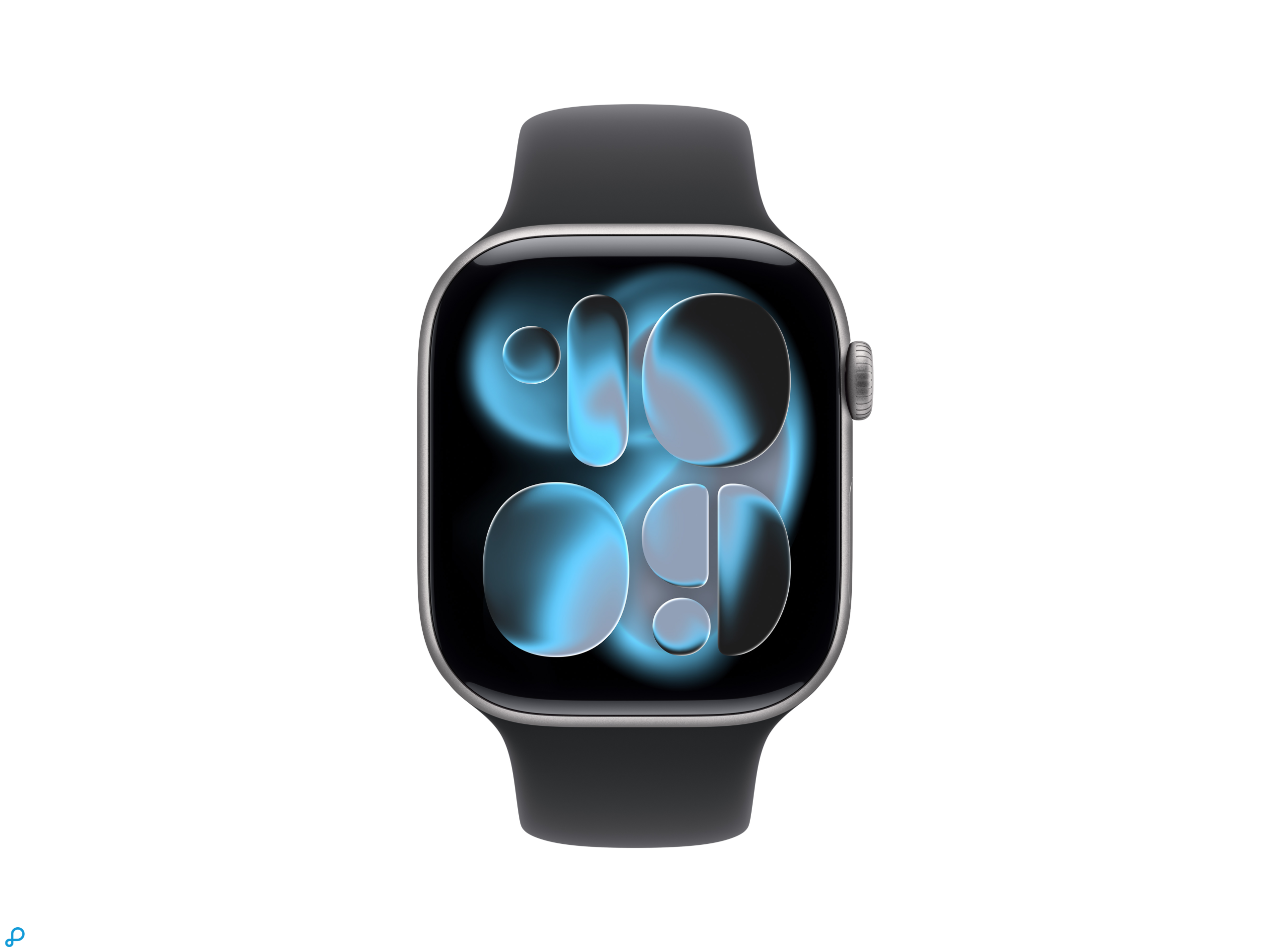 Apple Watch Series 11 GPS 46mm Space Grey Aluminium Case with Black Sport Band - M/L-1