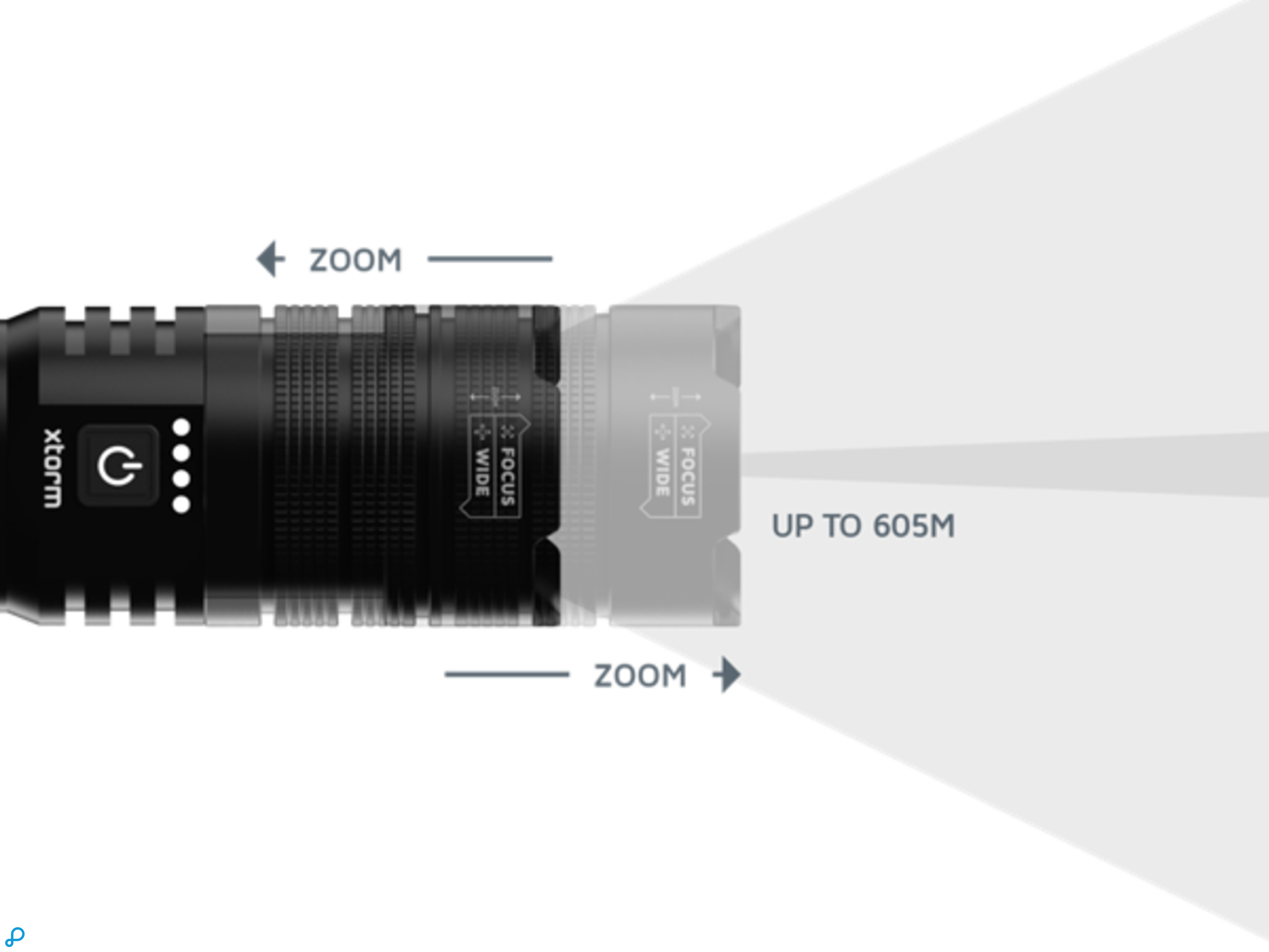 Xtorm Flashlight Powerbank 10.500 mAh Black-3