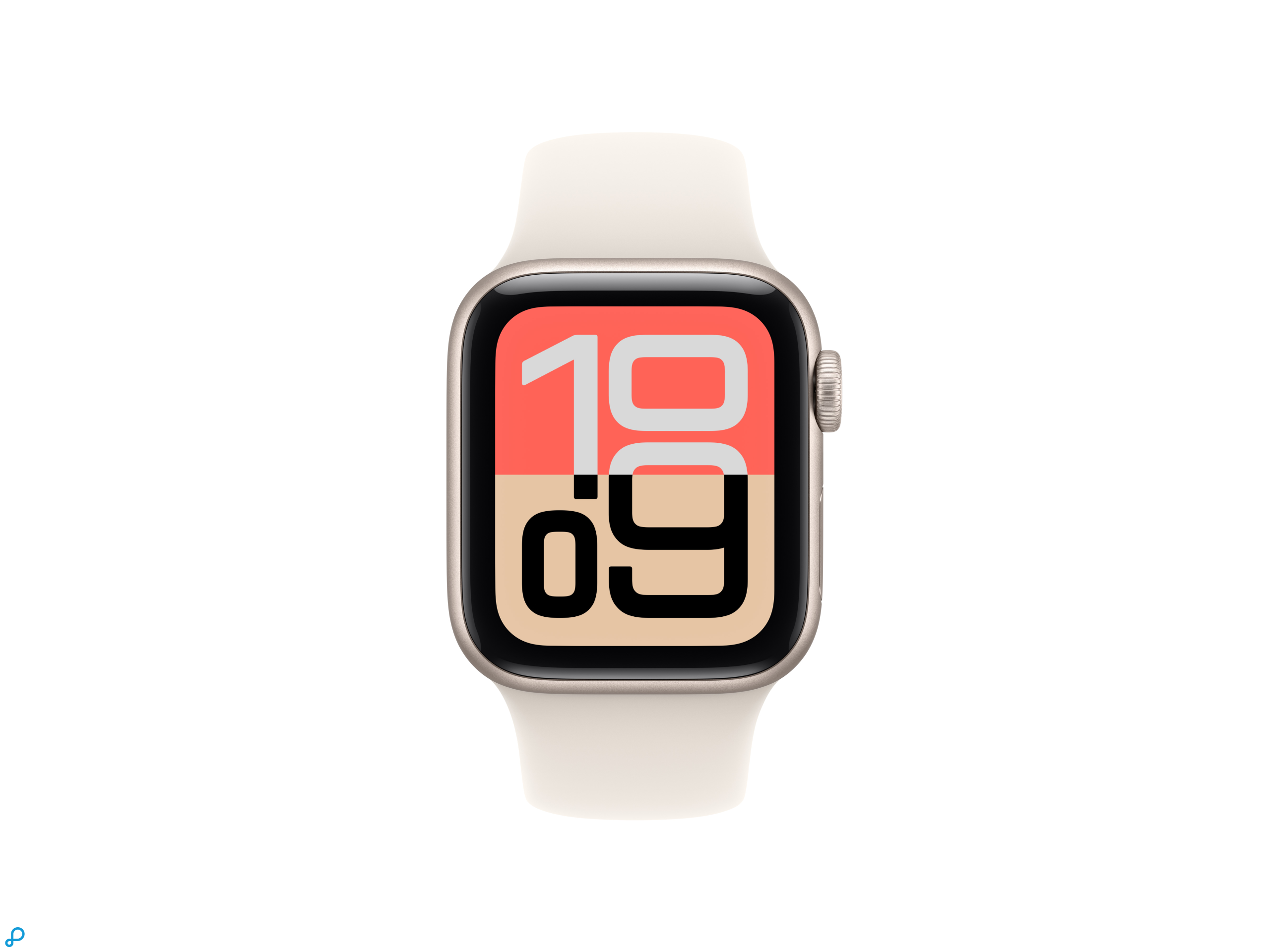 Apple Watch SE 3 GPS + Cellular 40mm Starlight Aluminium Case with Starlight Sport Band - M/L-1