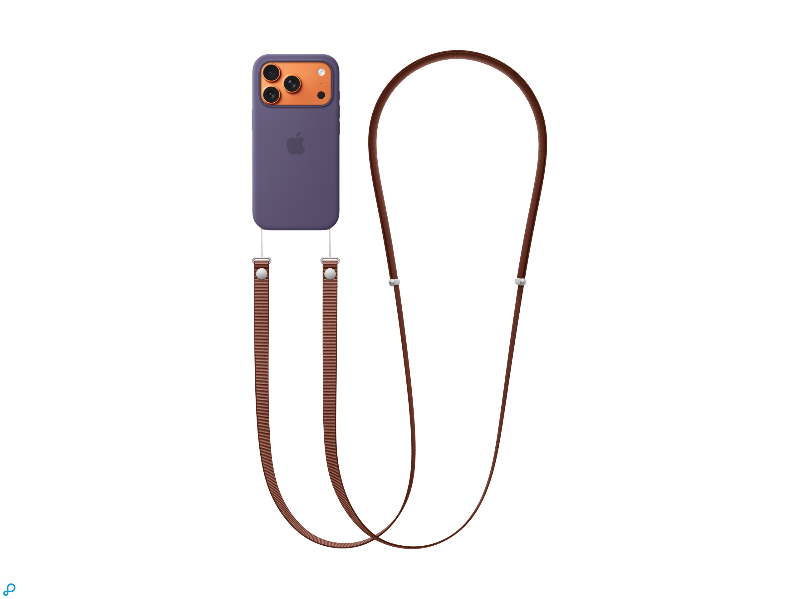 Apple Crossbody Koord Voor iPhone 17 - Sienna Bruin-0