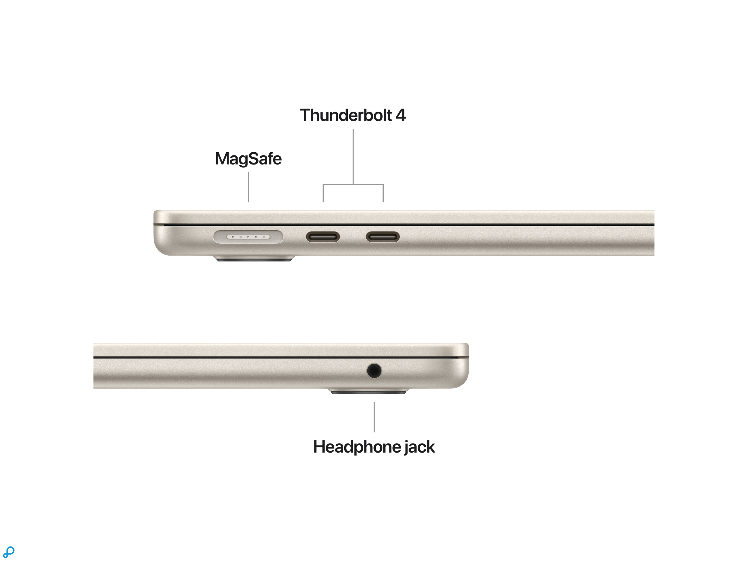 13-inch MacBook Air: Apple M5-chip met 10-core CPU en 10-core GPU, 24 GB, 1 TB SSD - Sterrenlicht-5