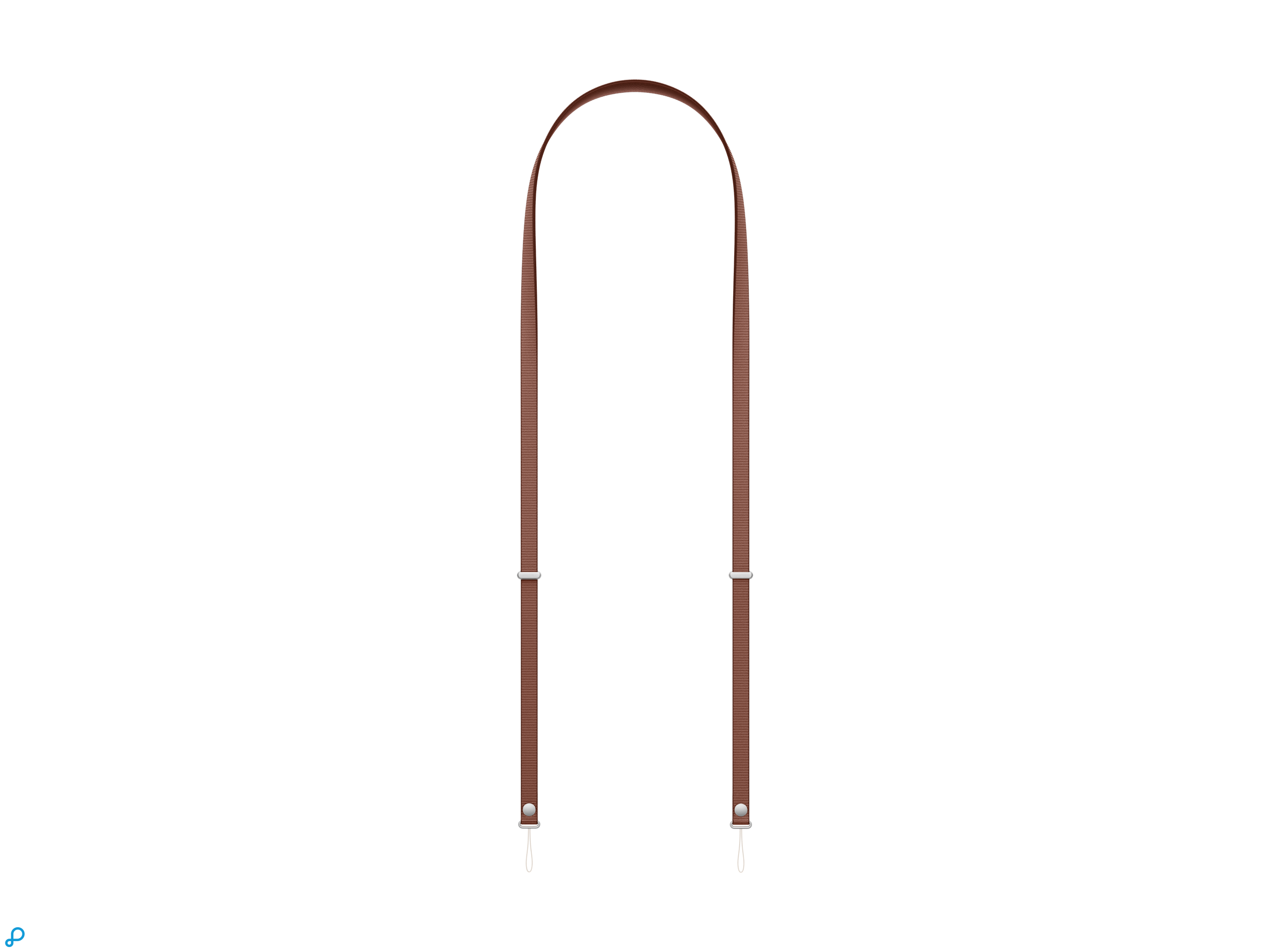Apple Crossbody Koord Voor iPhone 17 - Sienna Bruin-1