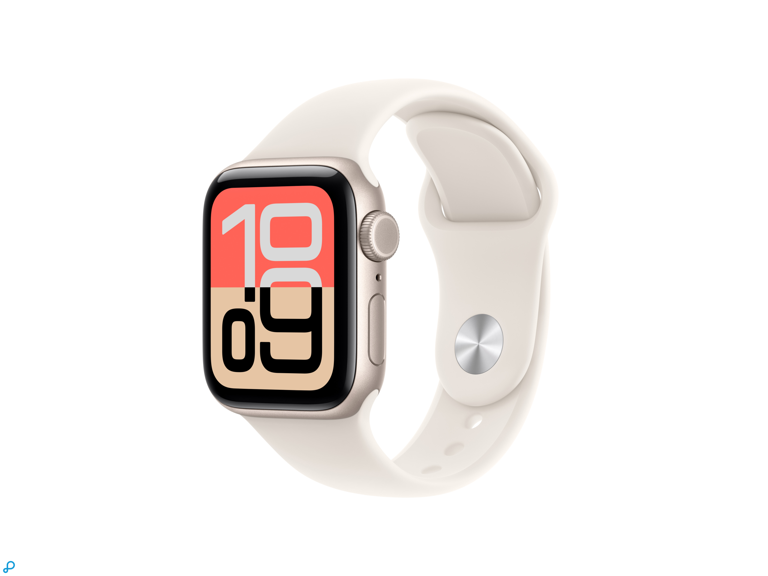 Apple Watch SE 3 GPS + Cellular 40mm Starlight Aluminium Case with Starlight Sport Band - S/M-0