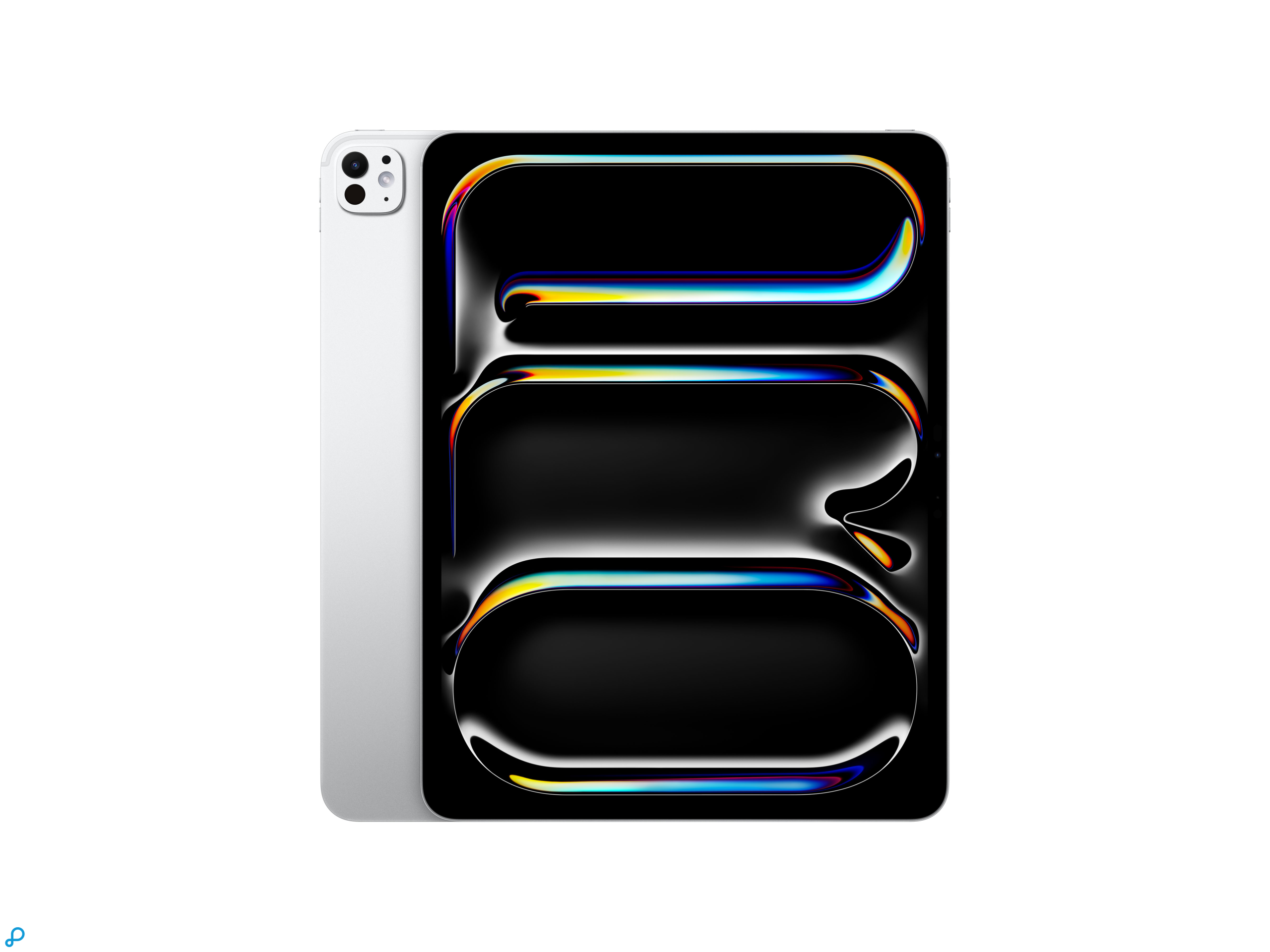 13-inch iPad Pro M4 WiFi 256GB met Standaard glas - Zilver-0