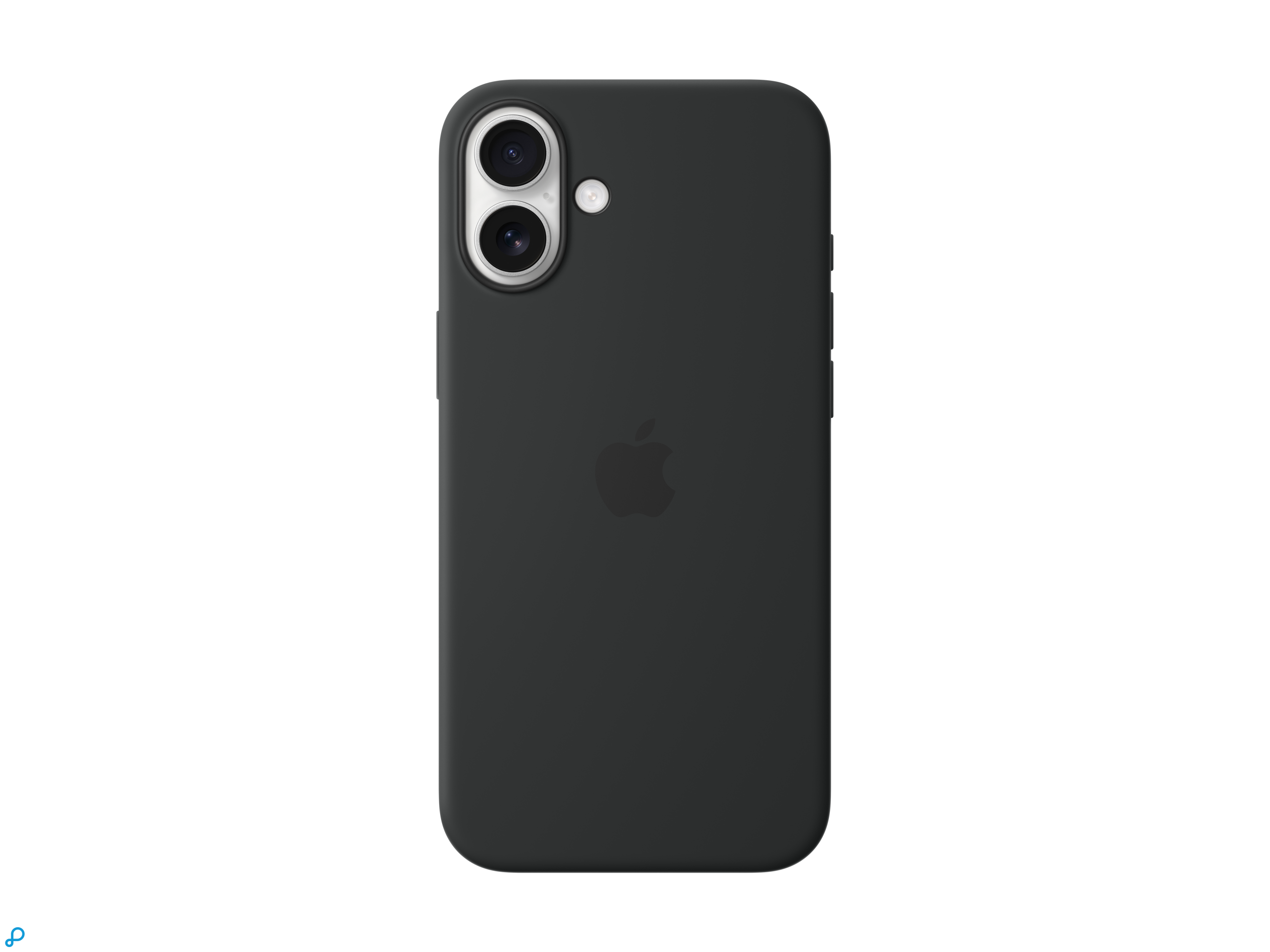 Apple Silicone MagSafe Case For iPhone 16 Plus - Black-0