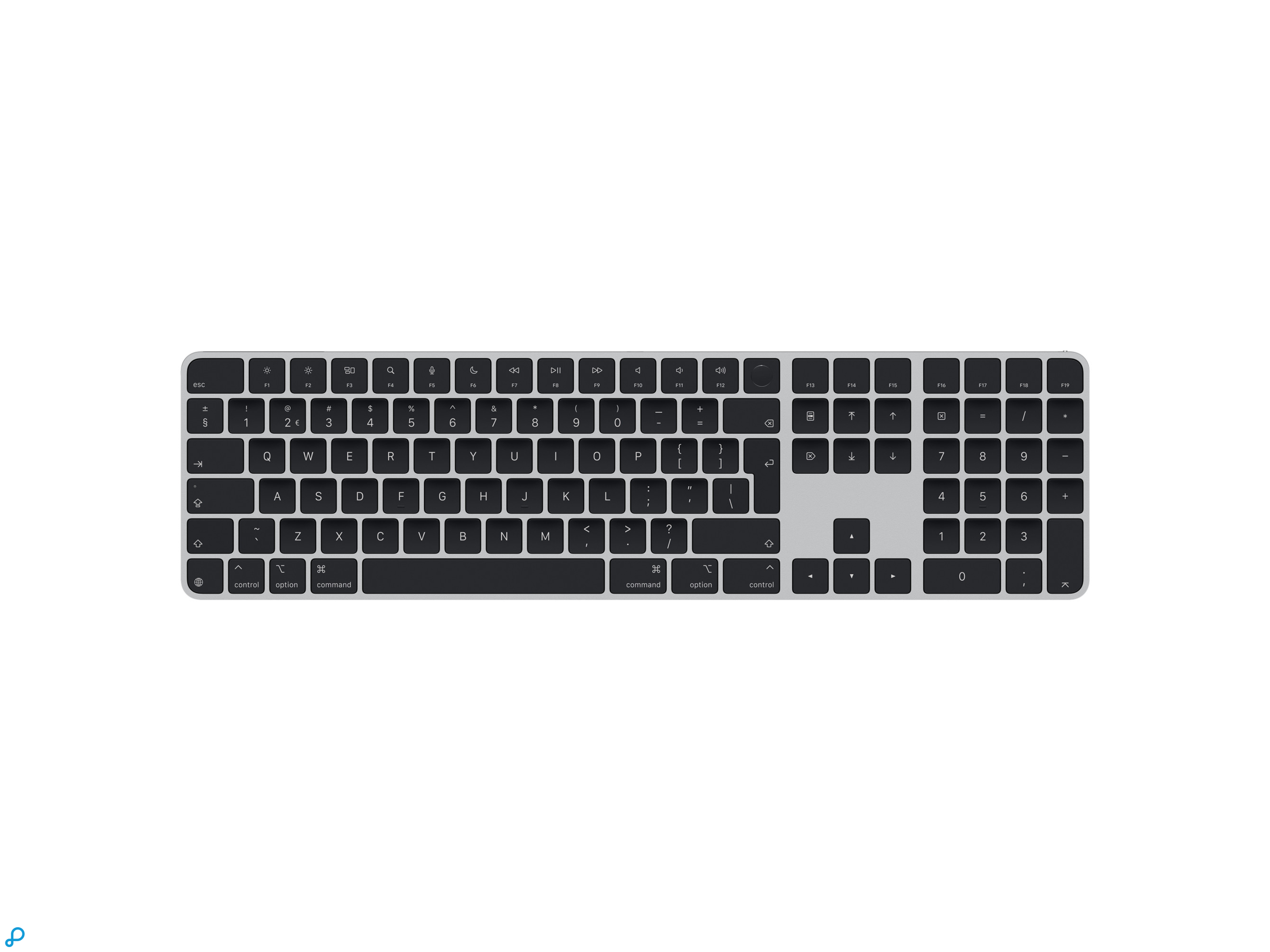 Magic Keyboard met Touch ID en Numeric Keypad IE voor Mac modellen met Apple silicon - Internationaal Engels - Zwart-0