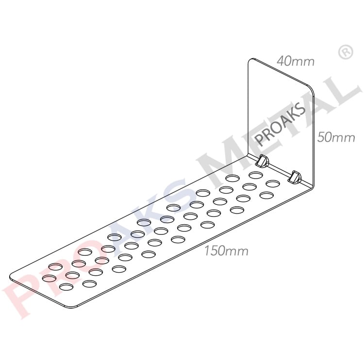 Aerated Concrete Connection Galvanized Perforated Wall Support aerated-concrete-connection-galvanized-perforated-wall-support