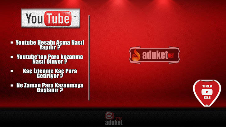 Youtube’tan Para Kazanma